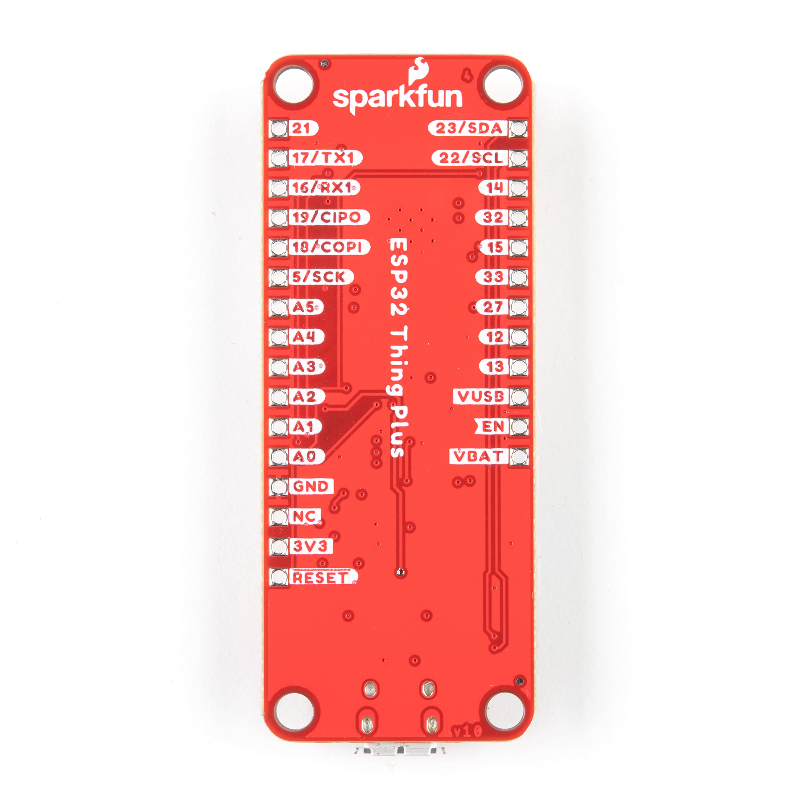 Sparkfun Thing Plus   Esp32 Wroom (U.Fl)   Esp32 D0Wdq6 Chip   16Mb Flash Memory   520Kb Internal Sram   Integrated 802.11 Bgn W