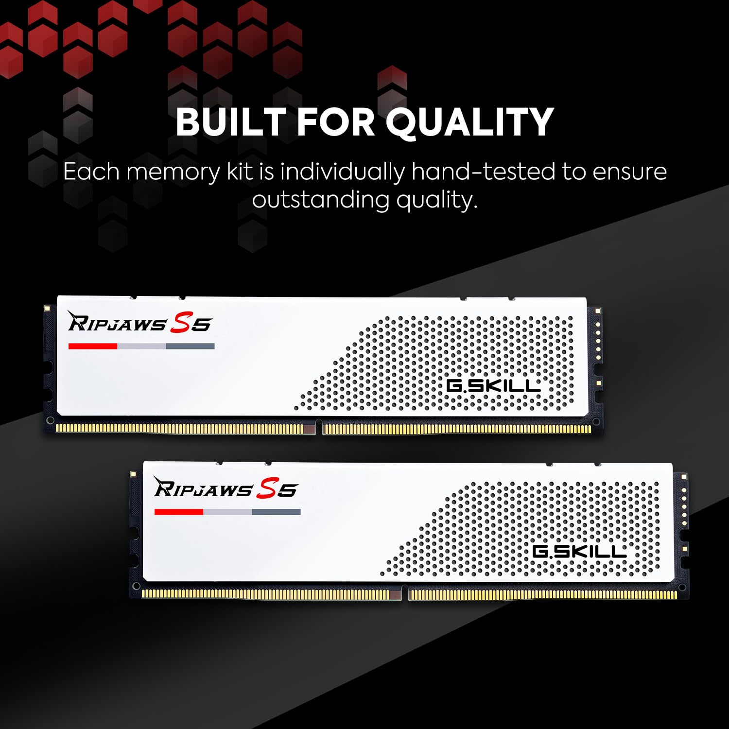 G.Skill Ripjaws S5 Series (Intel Xmp 3.0) Ddr5 Ram 64Gb (2X32Gb) 5600Mt/S Cl30 36 36 89 1.25V Desktop Computer Memory Udimm   Ma