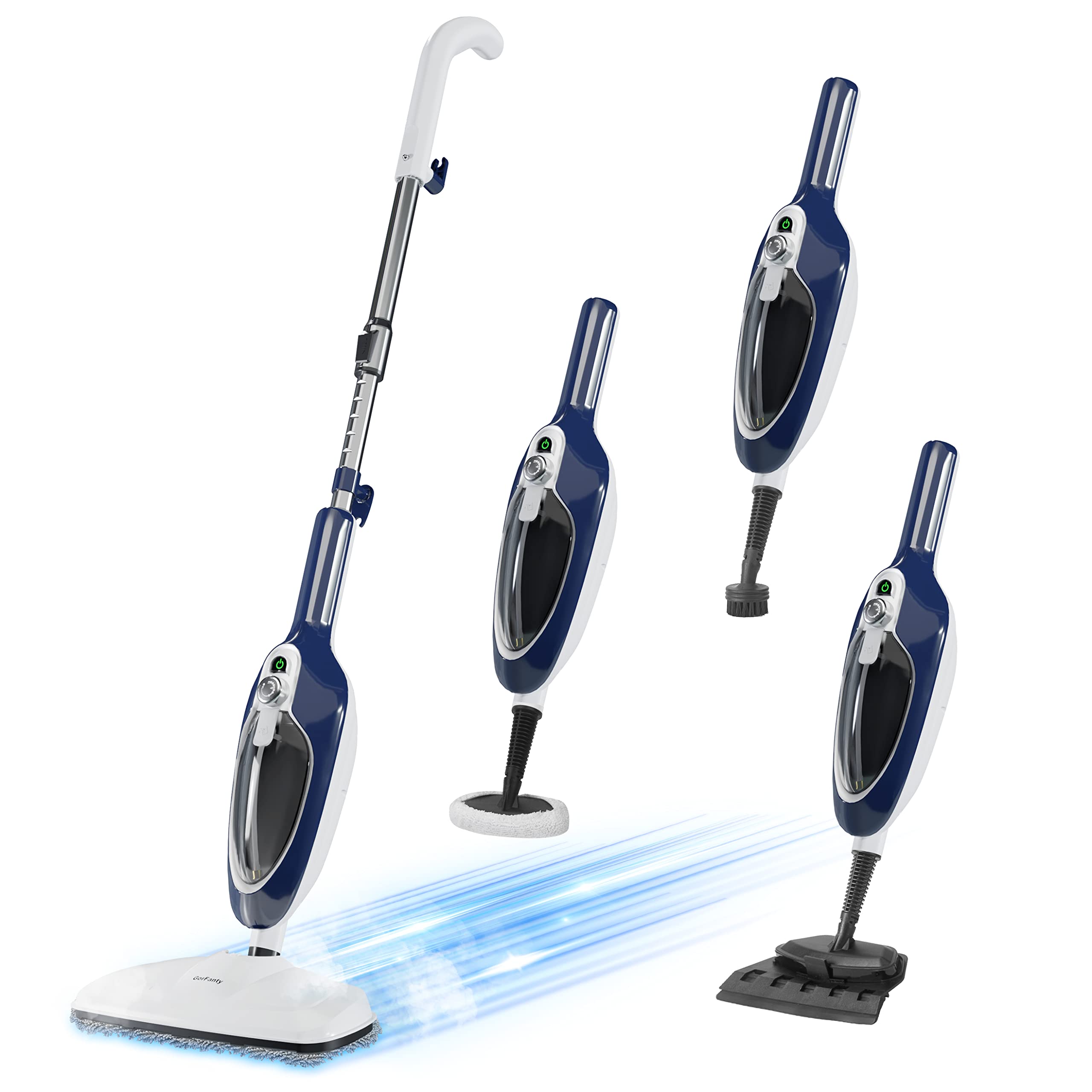 Steam Mop   10 In 1 Floor Steamer Detachable Multipurpose Handheld Steam Cleaner For Hardwood/Tile/Laminate All Floors Carpet Cl
