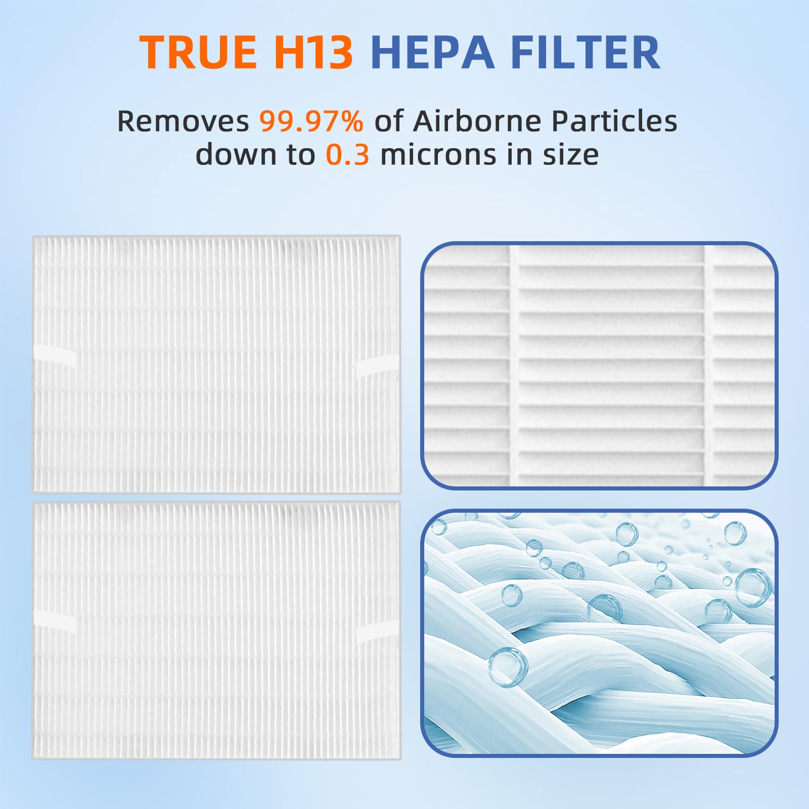 Hpa200 Replacement Filters For Honeywell Air Purifier Hpa200 Hrf Arvp200 Series,Compatible With Hpa200, Hpa201, Ha202, Hpa204, H