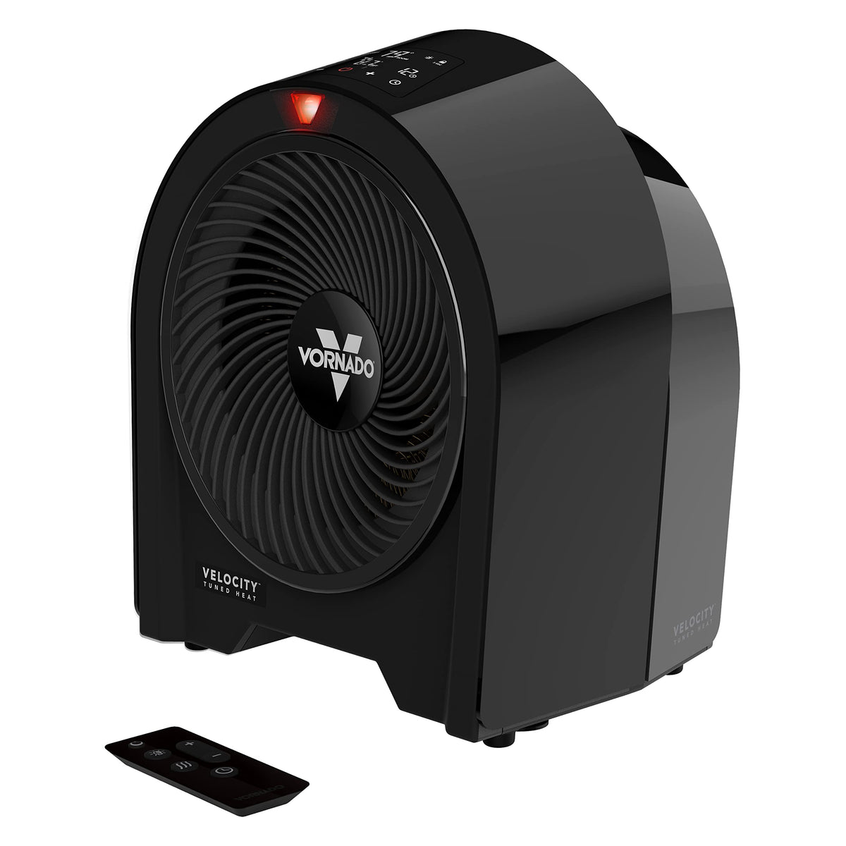 Vornado Velocity 5R Whole Room Space Heater With Remote Control, Black
