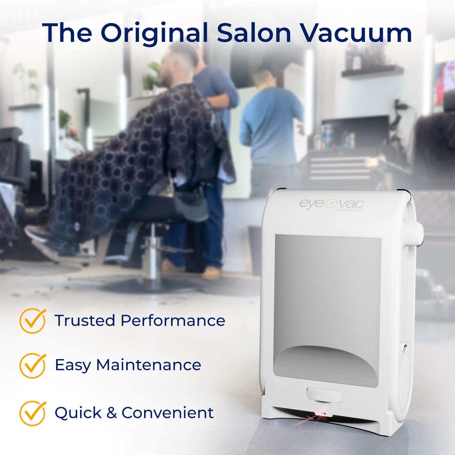 Eyevac Pro Touchless Vacuum Automatic Dustpan   Ultra Fast & Powerful   Great For Sweeping Salon Pet Hair Food Dirt Kitchen, Cor