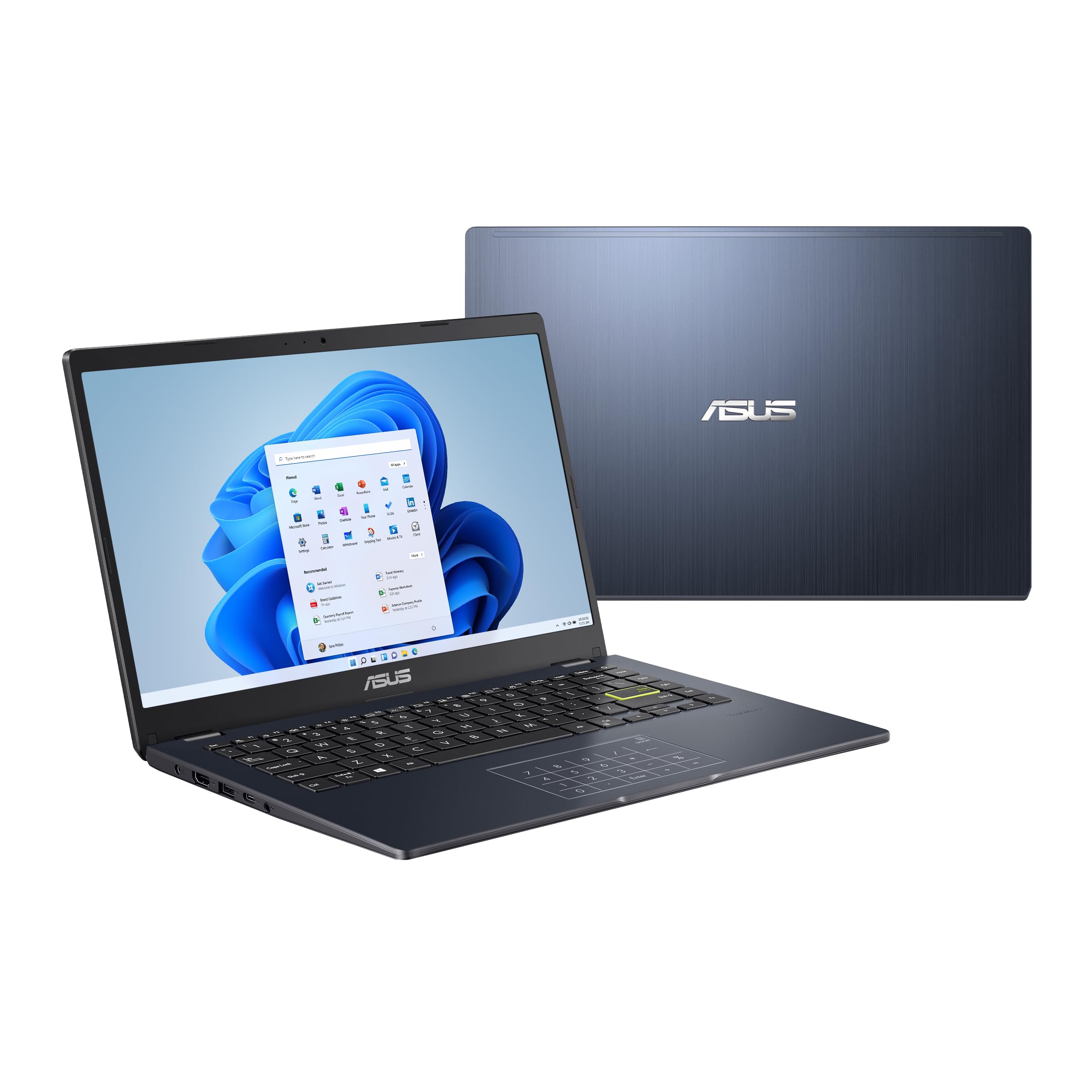 Asus Vivobook Go 14 L410 Ultra Thin Laptop, 14 Fhd Display, Intel Celeron N4020 Processor, 4Gb Ram, 64Gb Emmc, Numberpad, Window
