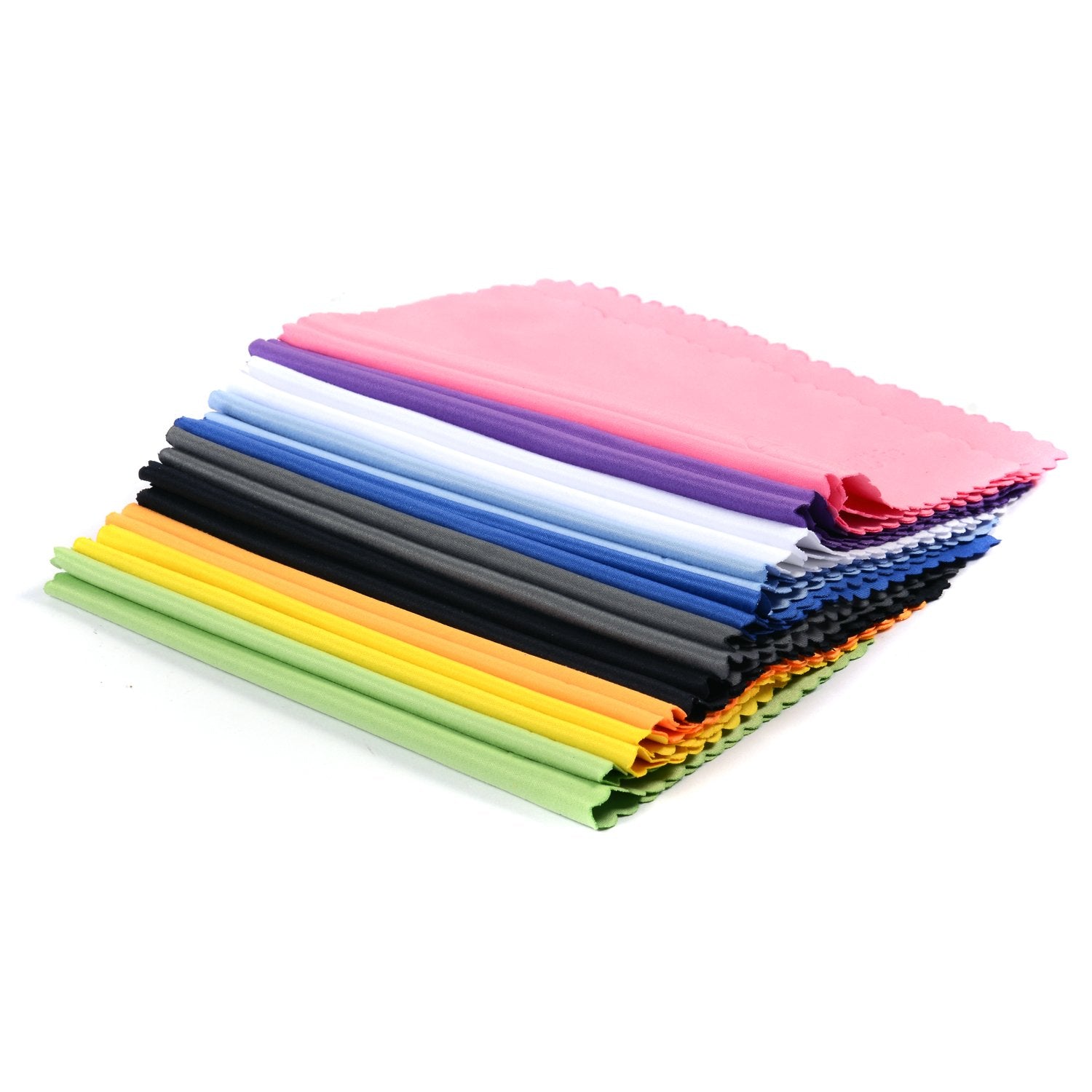 Coloryourlife 20 Pack Microfiber Cleaning Cloths For Smart Phones, Laptops, Tablets, Lenses, Lcd Monitor, Tv, Camera, Eyeglasses, Optics Etc