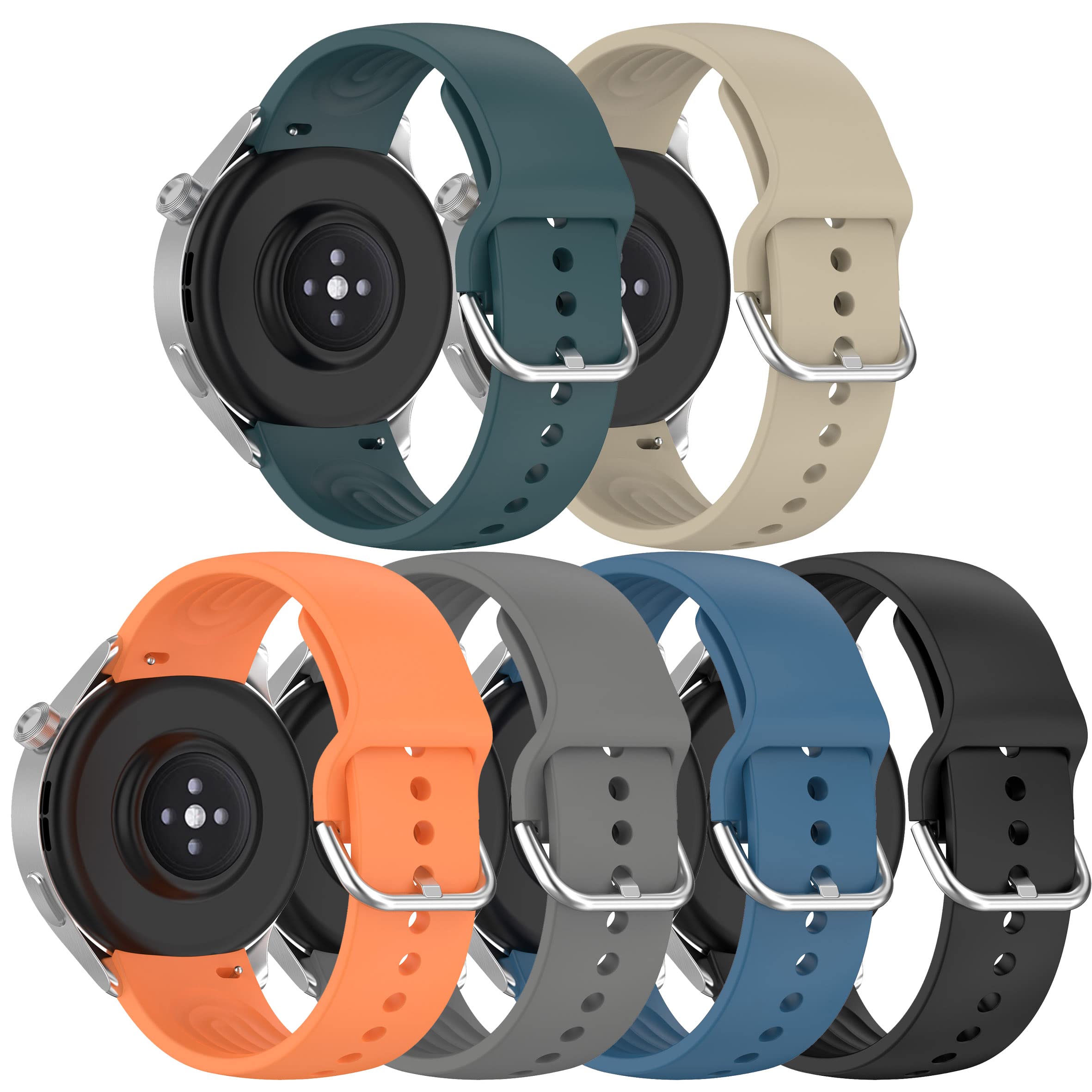 Fitturn Band Compatible With Huawei Watch 4/4 Pro/Gt 3 2 Pro/Gt 3 2 46Mm/Gt 2E/Gt Active/Watch 3/3Pro Replacement Straps Silicon