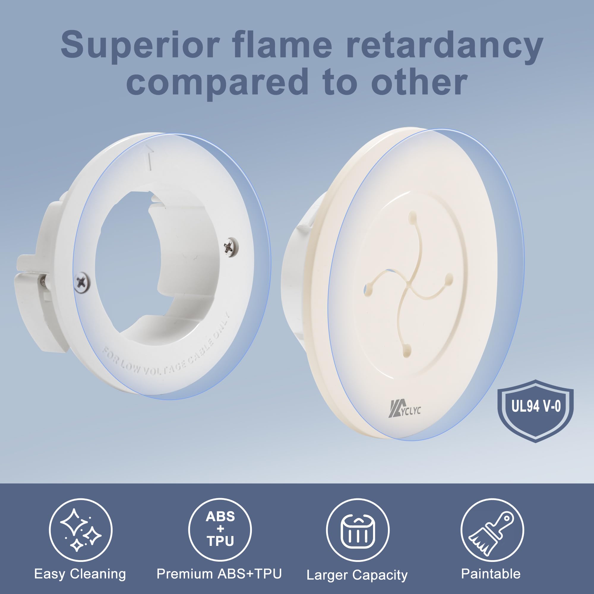 3In Tv Cable Hider Wall Kit, Yclyc Large Tv Cord Hider For Wall Mounted Tv, Tv Cord Covers For Wires On Wall Kit, Behind In Wall