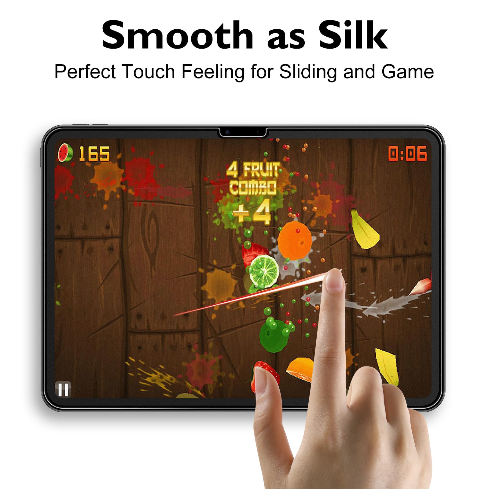 Mothca Matte Glass Screen Protector For Ipad Air 11 Inch M2 2024 (6Th Generation) With Easy Installation Frame, Anti Glare & Ant