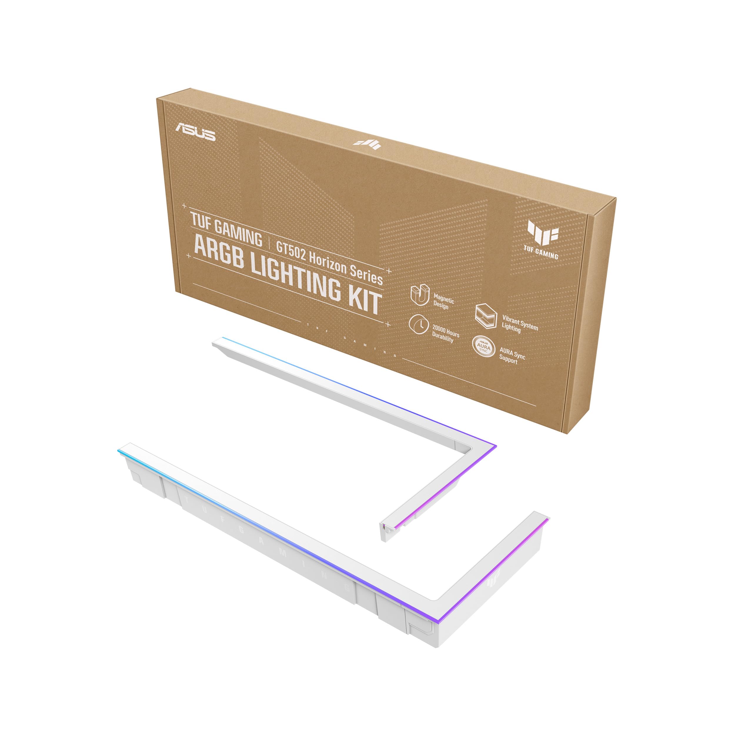 ASUS AC TLK01 WHT TUF Gaming ARGB Lighting Kit for GT502 Horizon Series White