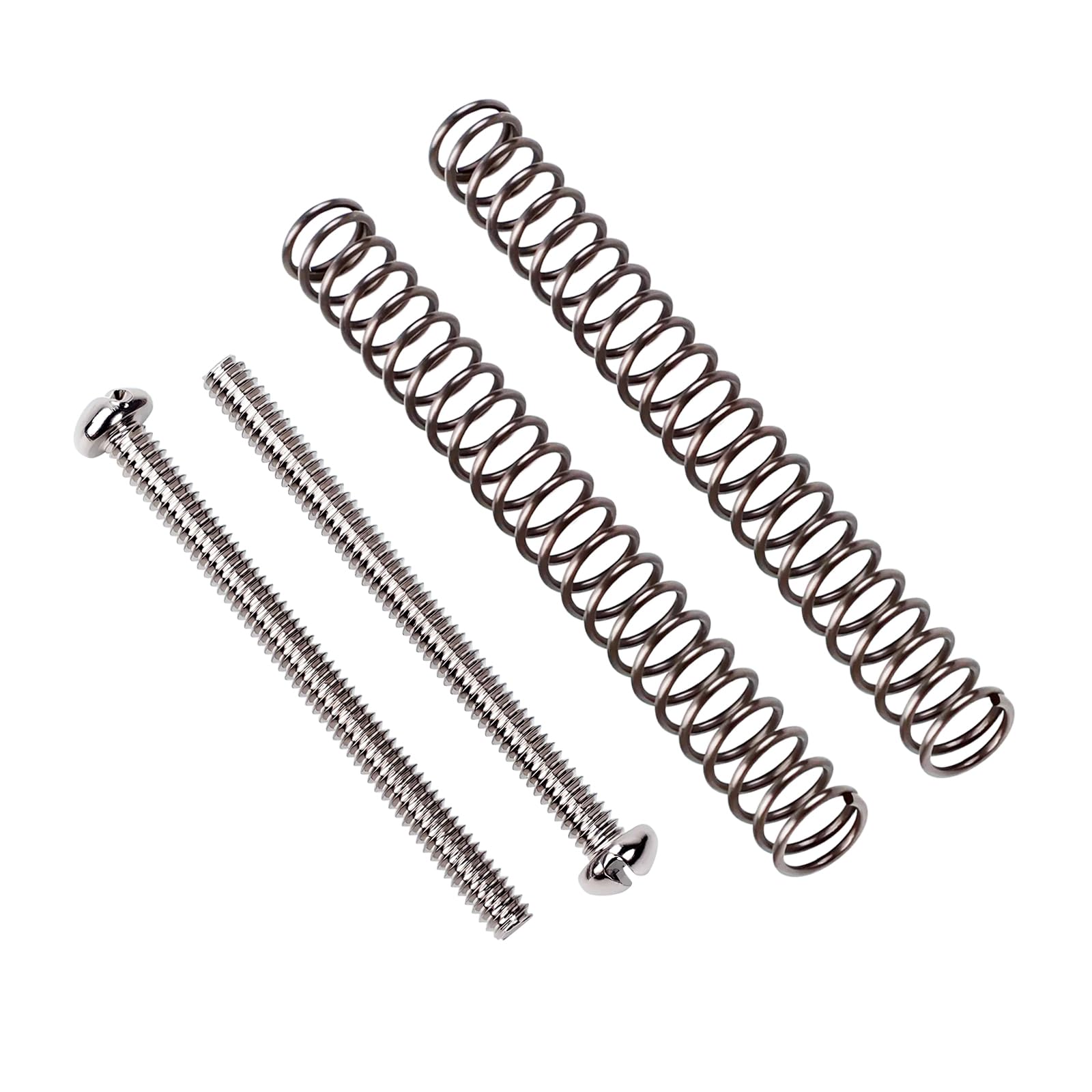 Banworks Usa/Imperial Thread Guitar Humbucker Pickup Screws Vintage Slotted-Head Humbucker Pickup Height Screws With Springs For