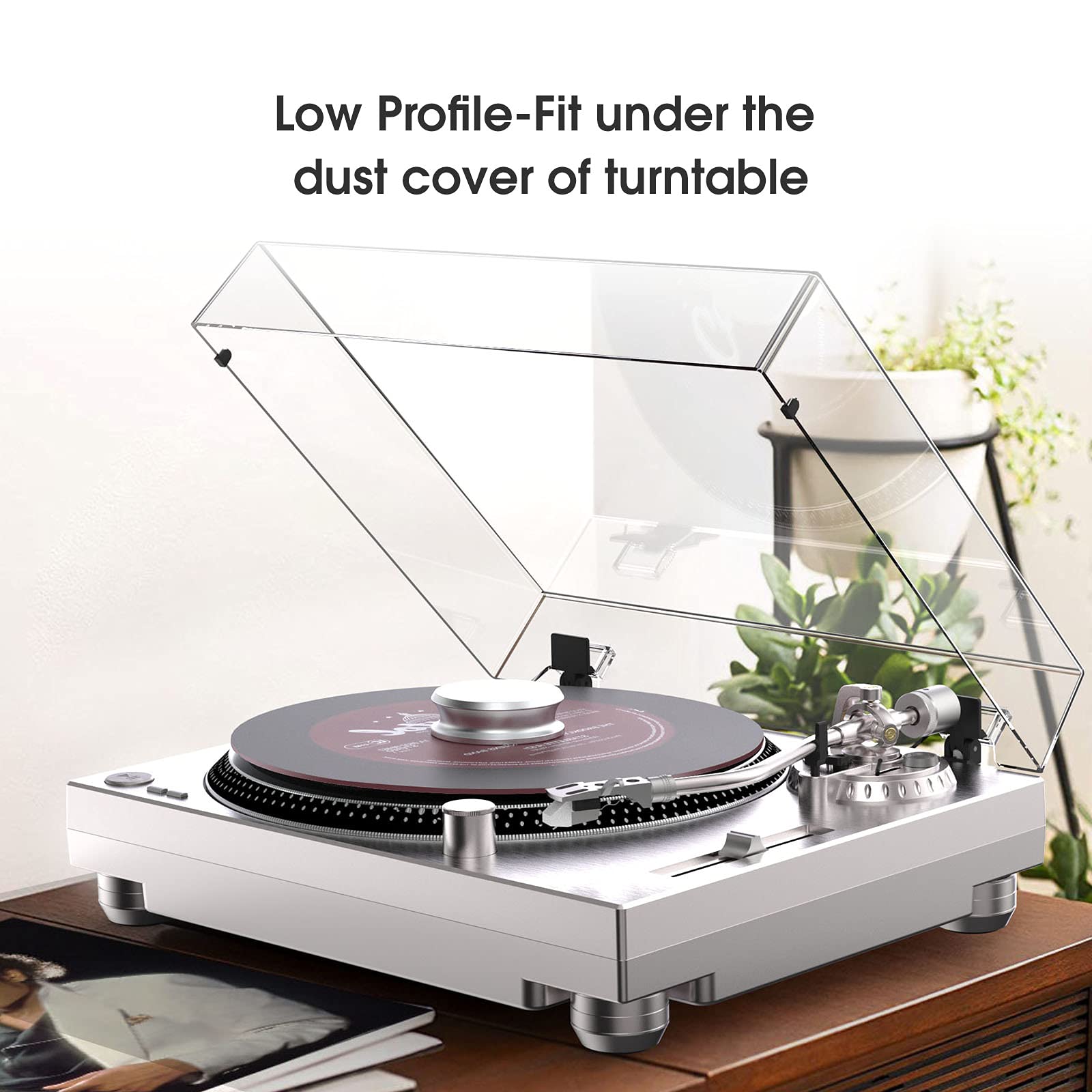 Digitnow Turntable Weight Stabilizer/Record Weight Clamps, Aluminum Lp Stabilizer, For Hifi Record Player Turntable Vinyl Disc L