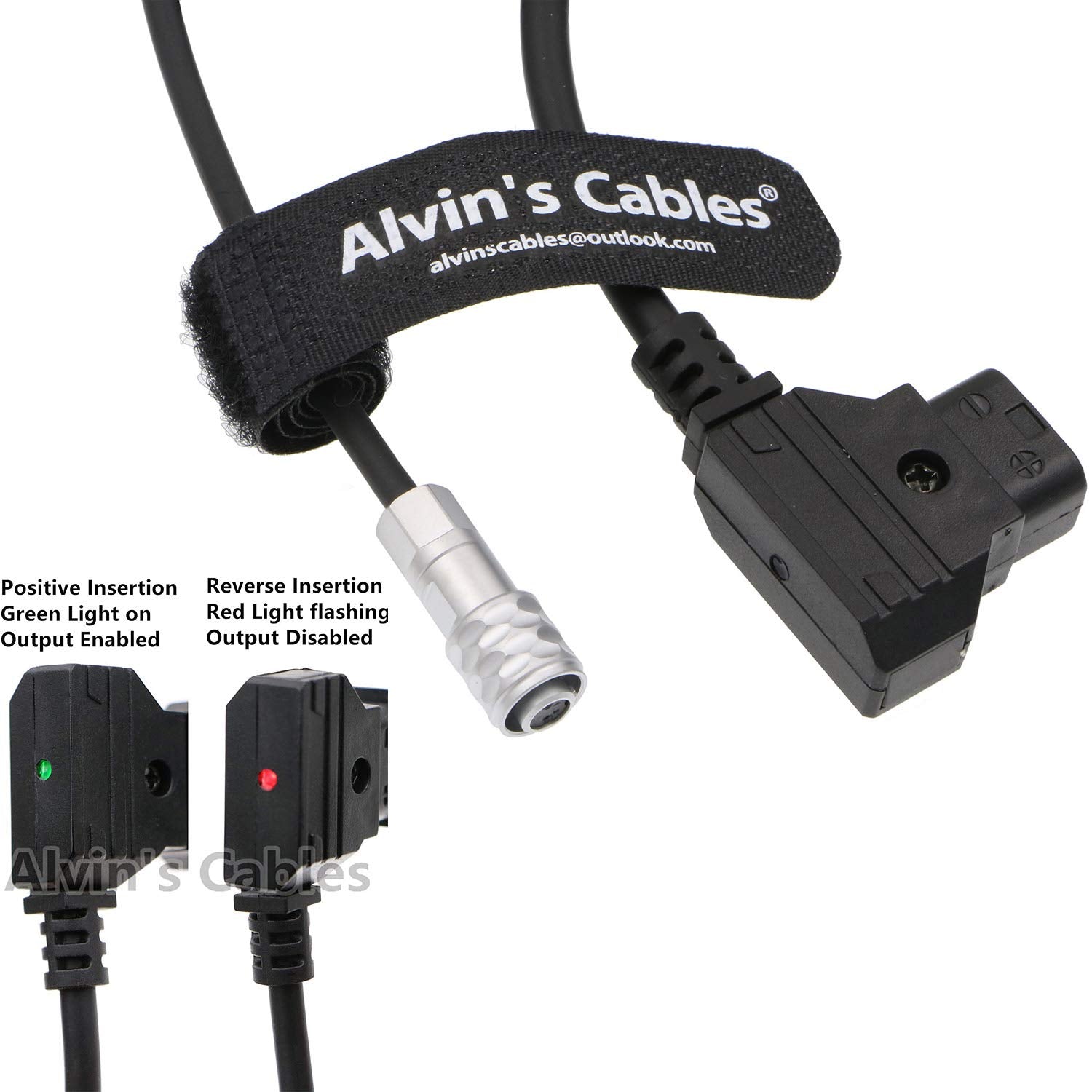 Alvin'S Cables Bmpcc 4K To Safe D Tap Power Cable For Blackmagic Pocket Cinema Camera 4K Gold Mount V Mount Battery Weipu 2 Pin