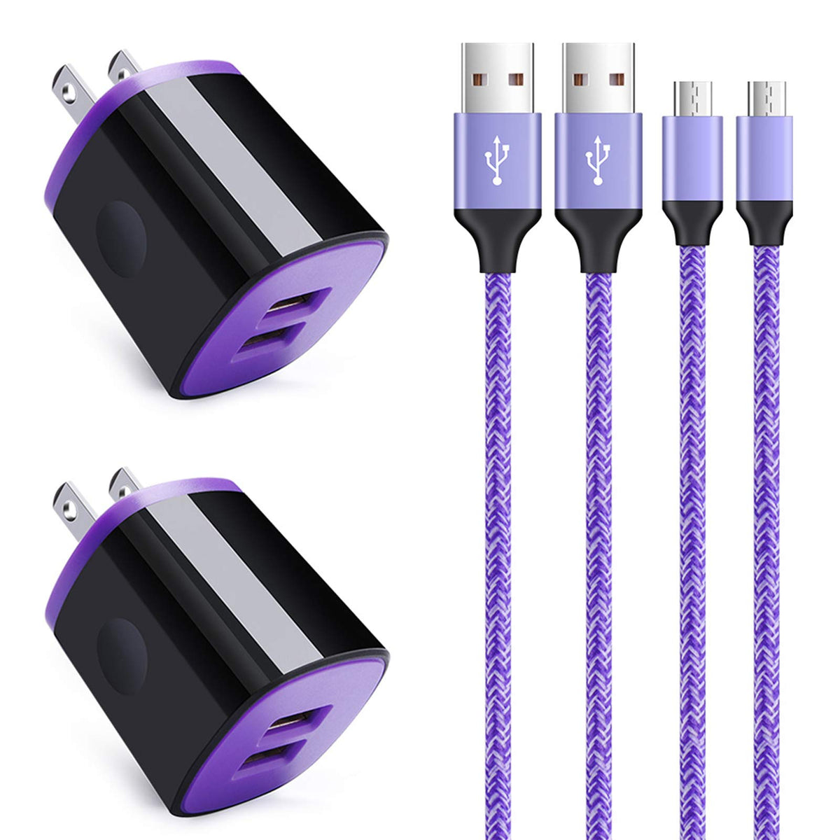 Android Wall Charger Fast Charging Cable Micro Usb Cord Compatible For Lg Stylo 3 Plusstylo 2 Vk50 Sk40 Sk30K20 Vk10K9K8K7K4V10Q