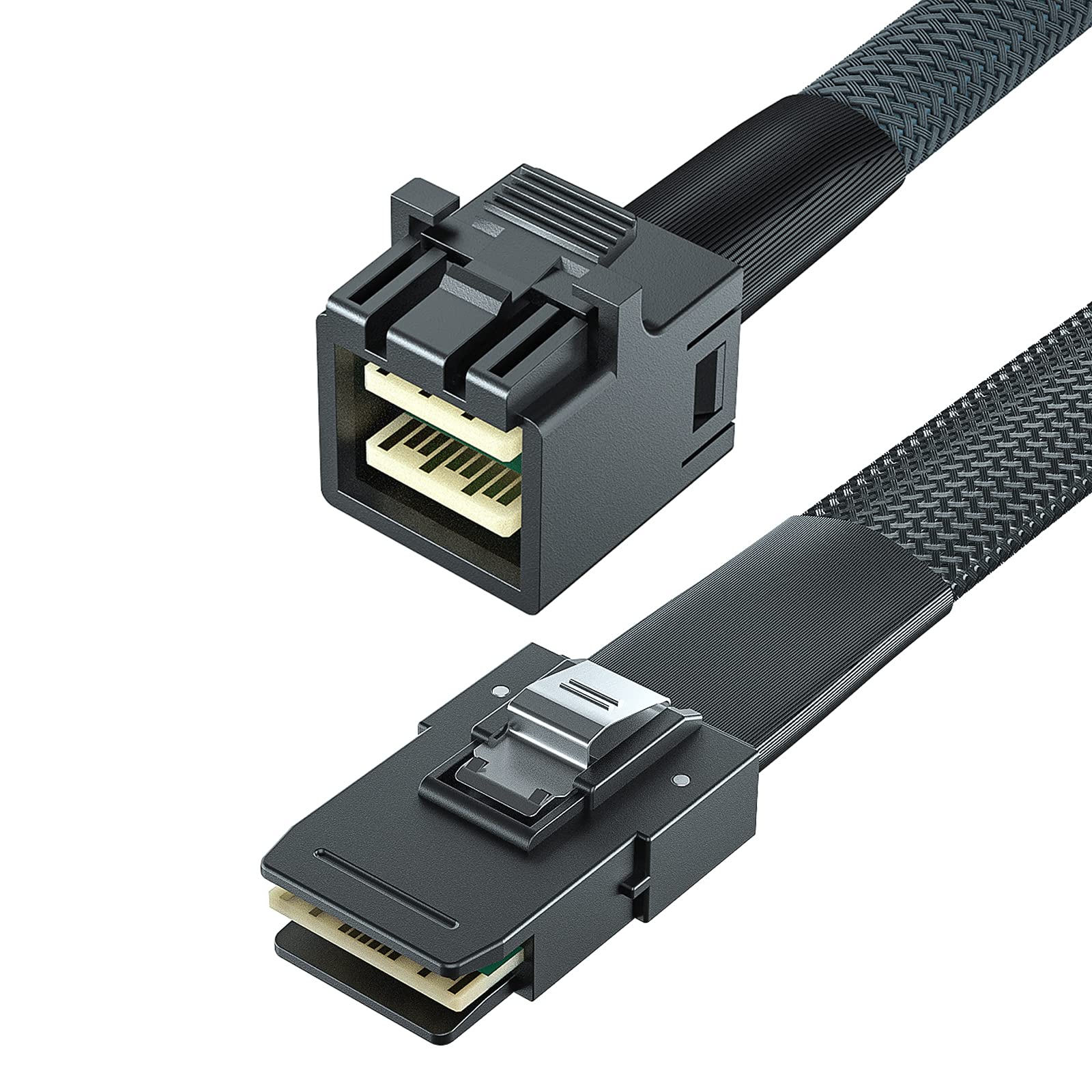 Ipolex Internal Mini Sas Hd Cable Sff 8643 To Sff 8087   Mini Sas Cables With Sideband, Compatible With 12Gbps Sas Drives And 6G