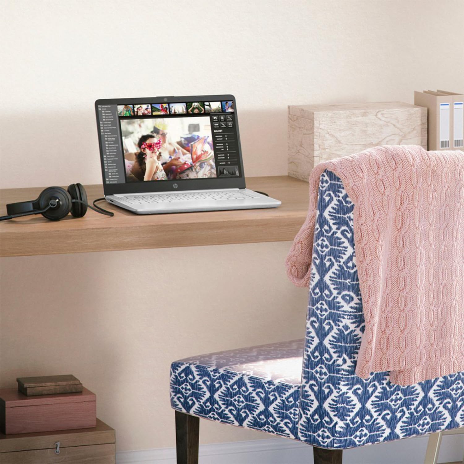 Hp Essential Laptop, 14'' Hd Display, Intel Celeron N4120, 8Gb Ram, 64Gb Emmc+256Gb Micro Sd, Webcam, Hdmi, Wi-Fi, Rj-45, 1 Year