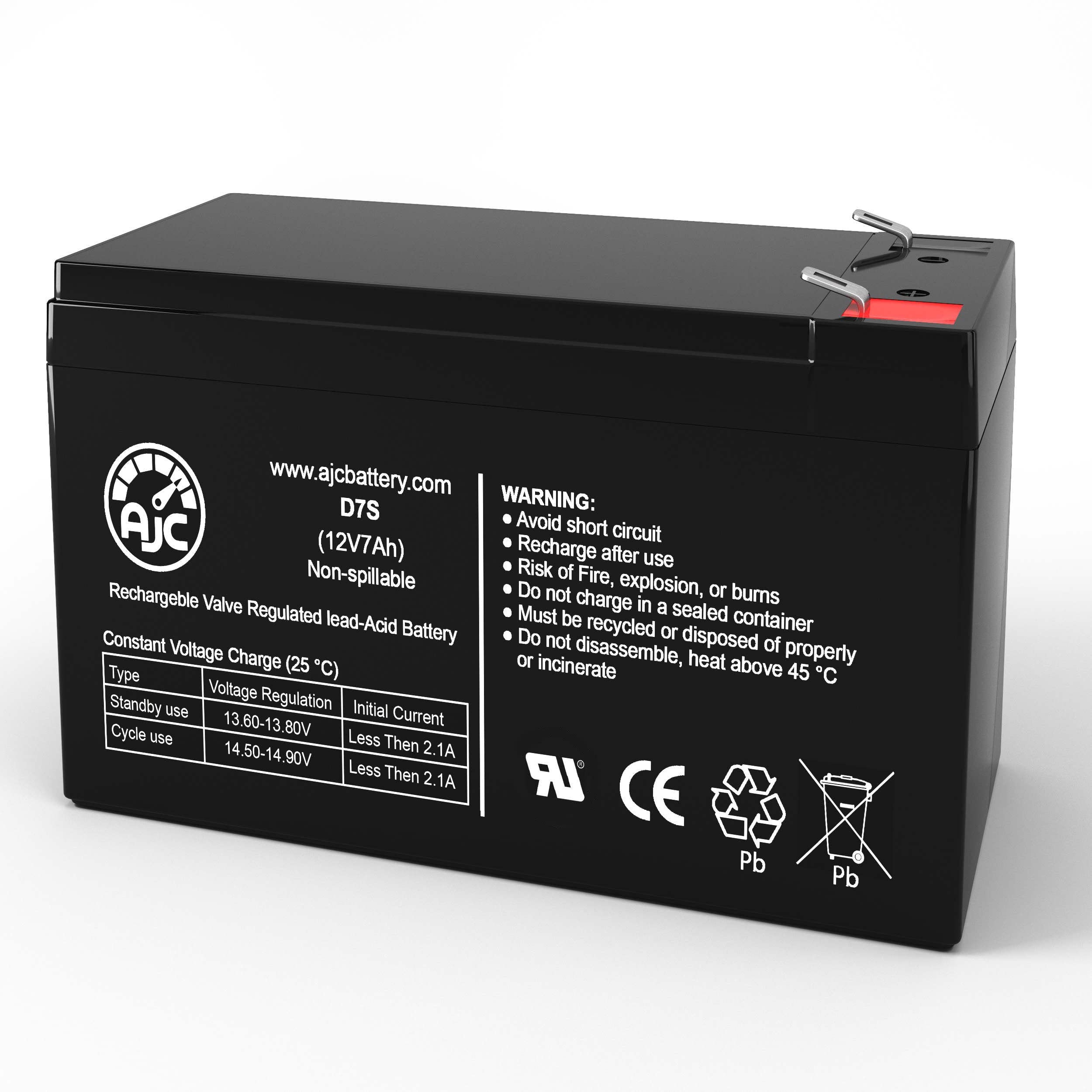 Ajc Battery Compatible With Universal Power Group Ub1270 12V 7Ah Alarm Battery