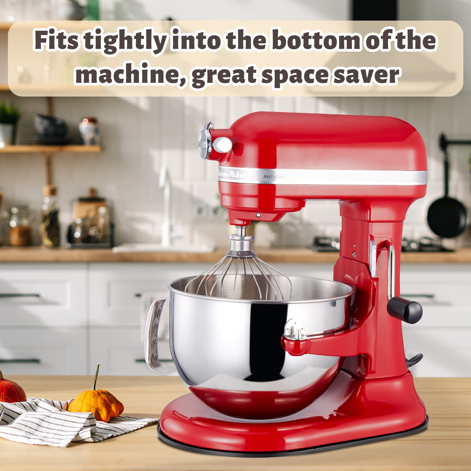 Mixer Mat Slider Compatible With Kitchenaid 5 8 Qt Bowl Lift Mixer   Metal Appliance Sliding Tray Kitchen Countertop Storage Mov