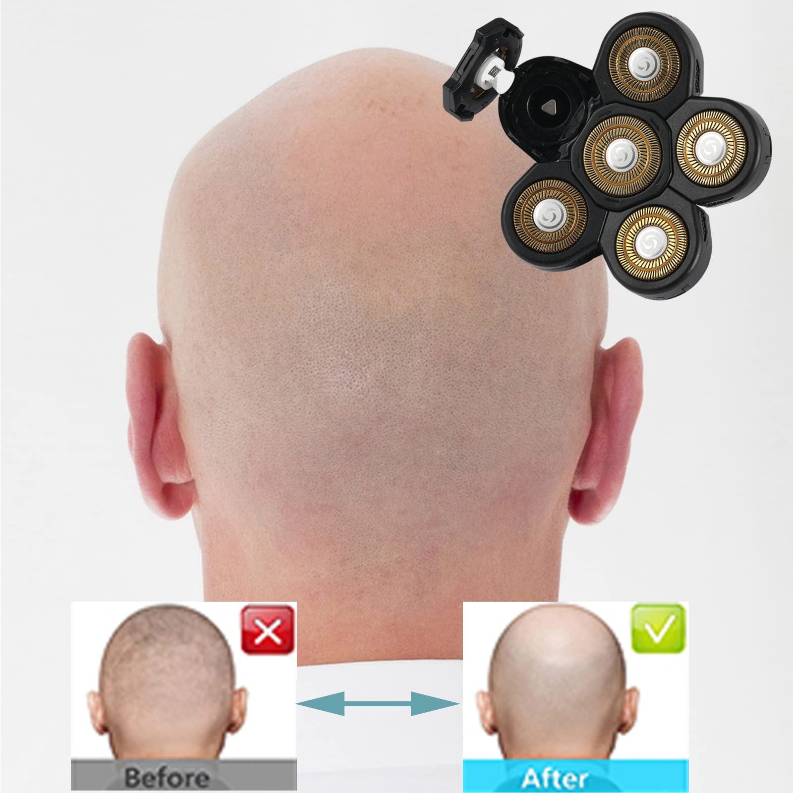 Upgrade Razor Picture 6 Blades Electric Shaver Replacement Heads Upgrade Razor Shaver Replac ...
