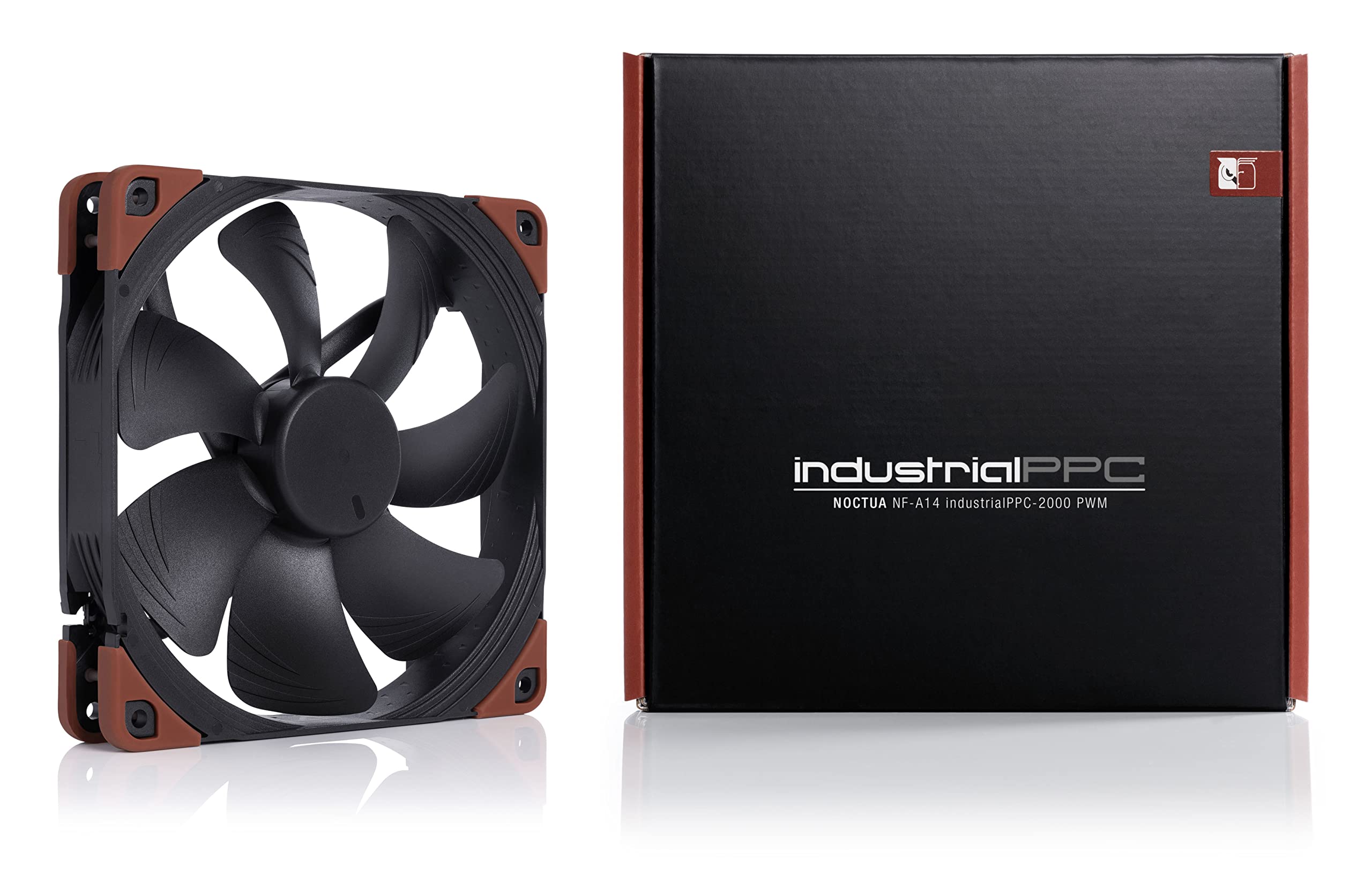 Noctua Nf A14 Ippc 2000 Pwm, Heavy Duty Cooling Fan, 4 Pin, 2000 Rpm (140Mm, Black)