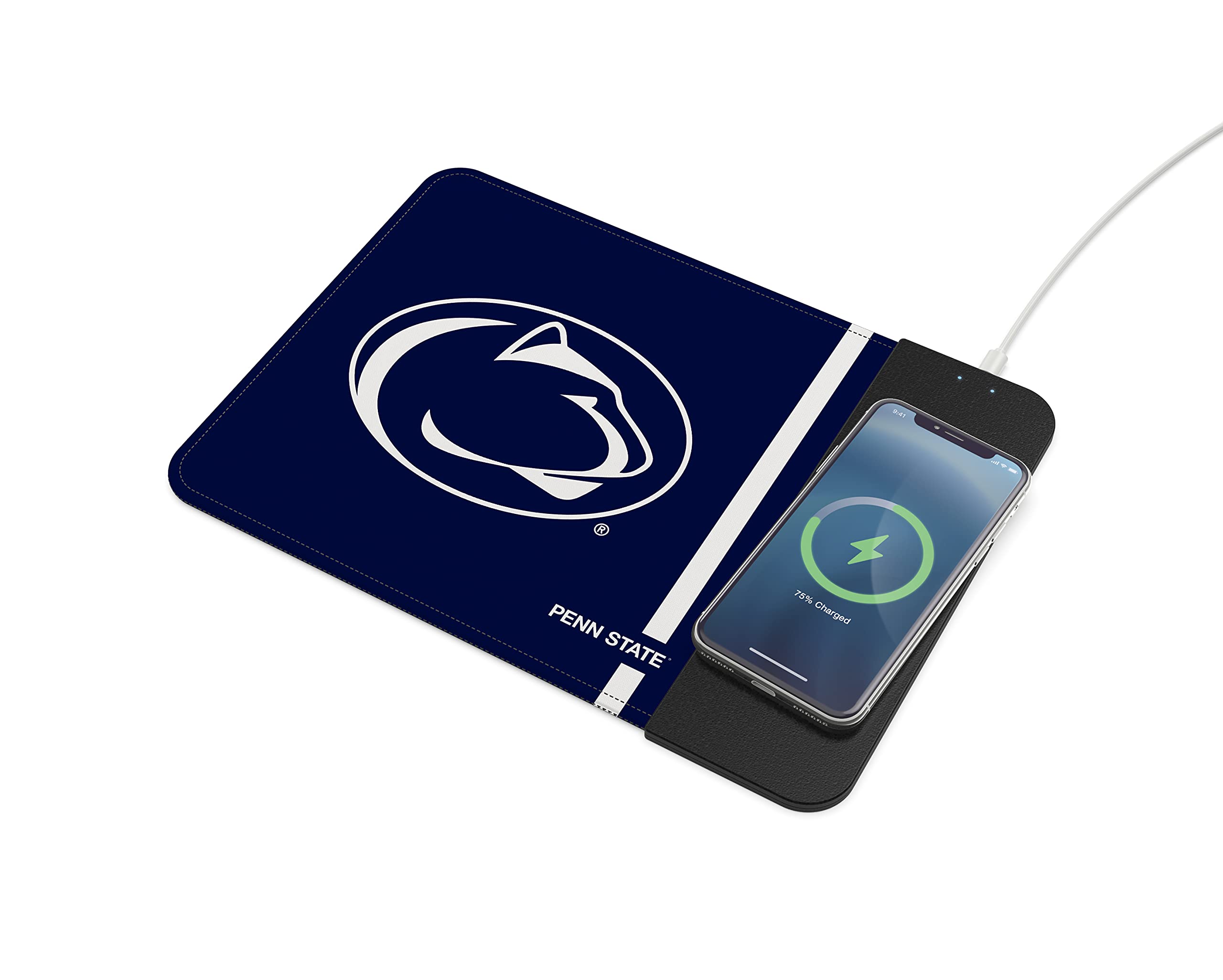 Soar Ncaa Wireless Charging Mouse Pad, Penn State Nittany Lions