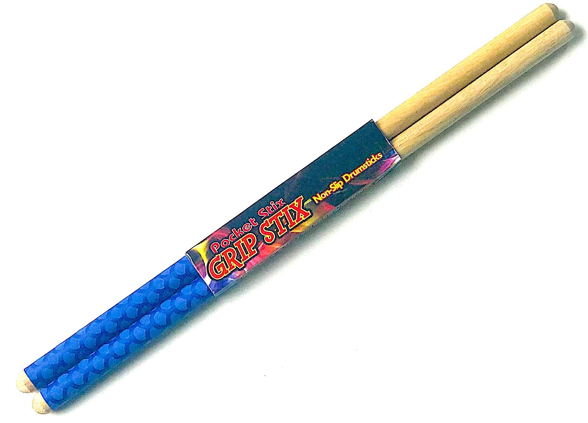 Grip Stix 16'' Long Non Slip Blue Timbale Drumsticks   Ideal For Drumming, Exercises, Aerobics, Cardio, Pound Fit
