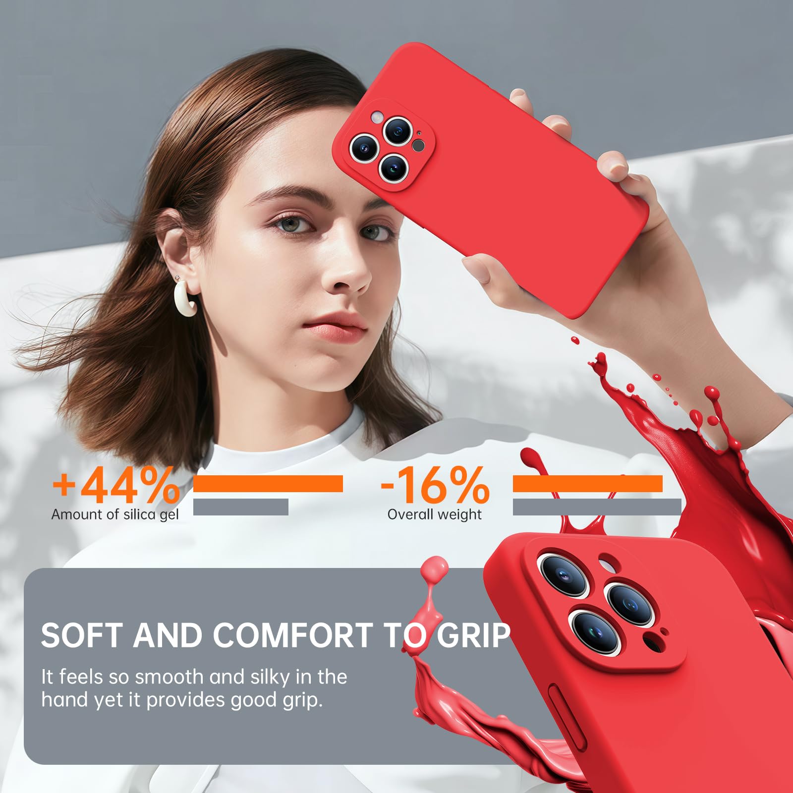 Kiresen For Iphone 16 Pro Max Case With 2 Screen Protectors   Compatible With Magsafe   Upgraded Camera Protection   Liquid Sili