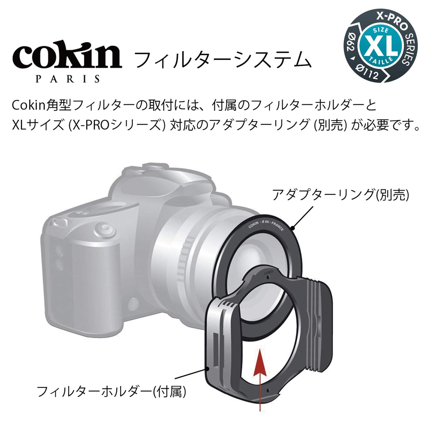 Cokin Square Filter Infrared Creative Kit   Includes Xl (X) Series Filter Holder, Infrared 720 89B (X007)