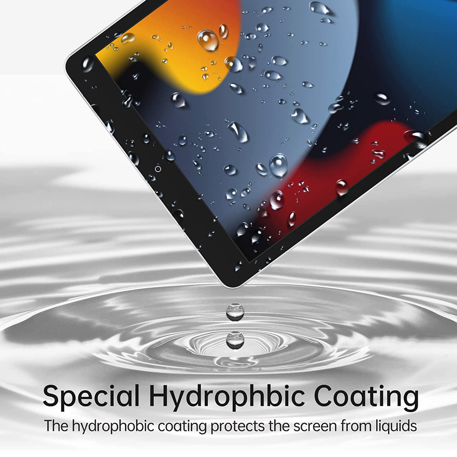 ?2 Pack?Matte Tempered Glass Screen Protector For Ipad 10.2 Inch Tablet (2021/2020/2019 Released, 9Th /8Th/7Th Generation), Anti