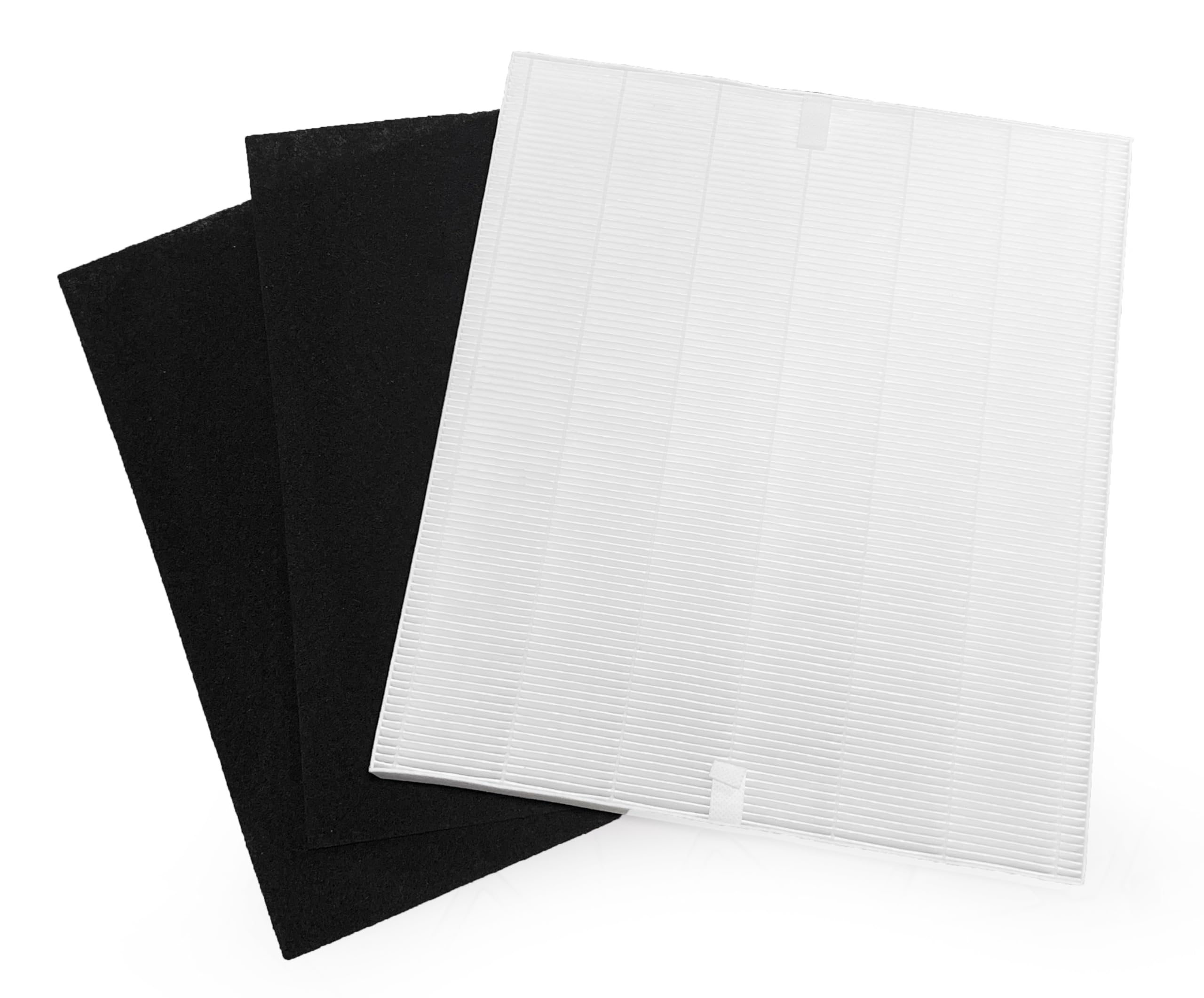 Nispira (1) True Hepa (2) Activated Carbon Replacement Filter Compatible With Coway Airmega 200M Air Purifier Ap 1518R, Mighty Air Ap 1512Hh, 1 Set