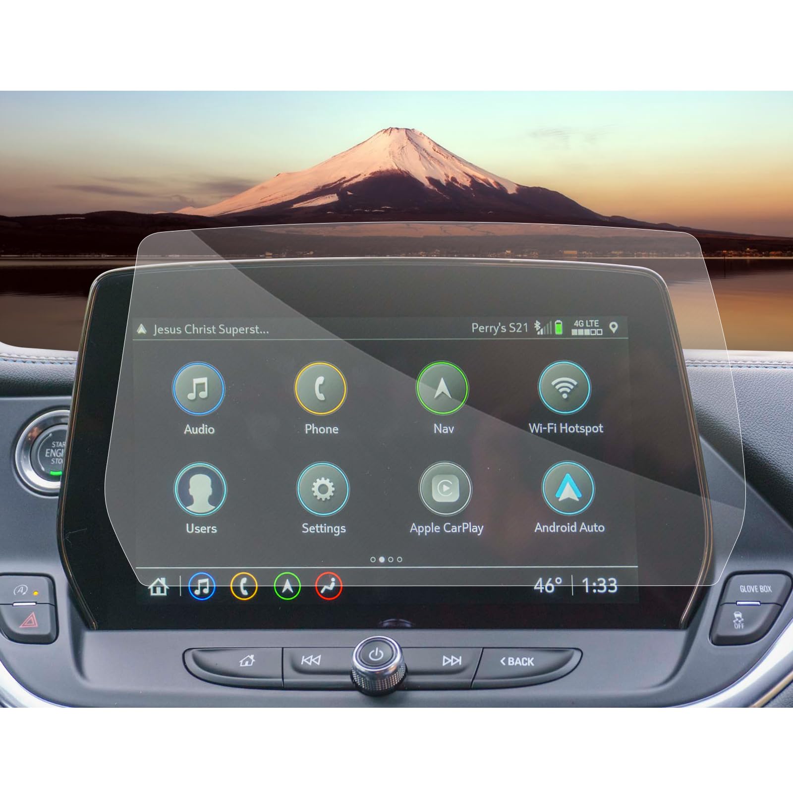 Sxcy 2023 2024 Chevy Blazer Screen Protector 10.2 Inch 2023 2024 Blazer Premier/2Lt/3Lt/Rs Accessories 2024 Blazer Touch Screen Protector[2Pcs Nano]