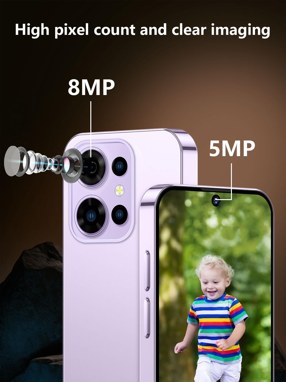 Soyes Mini Phone 64Gb Unlocked 4G Worlds Smallest Mini Smartphone With 3.88 Hd Touch Screen Compact Backup Mobile Phone For K