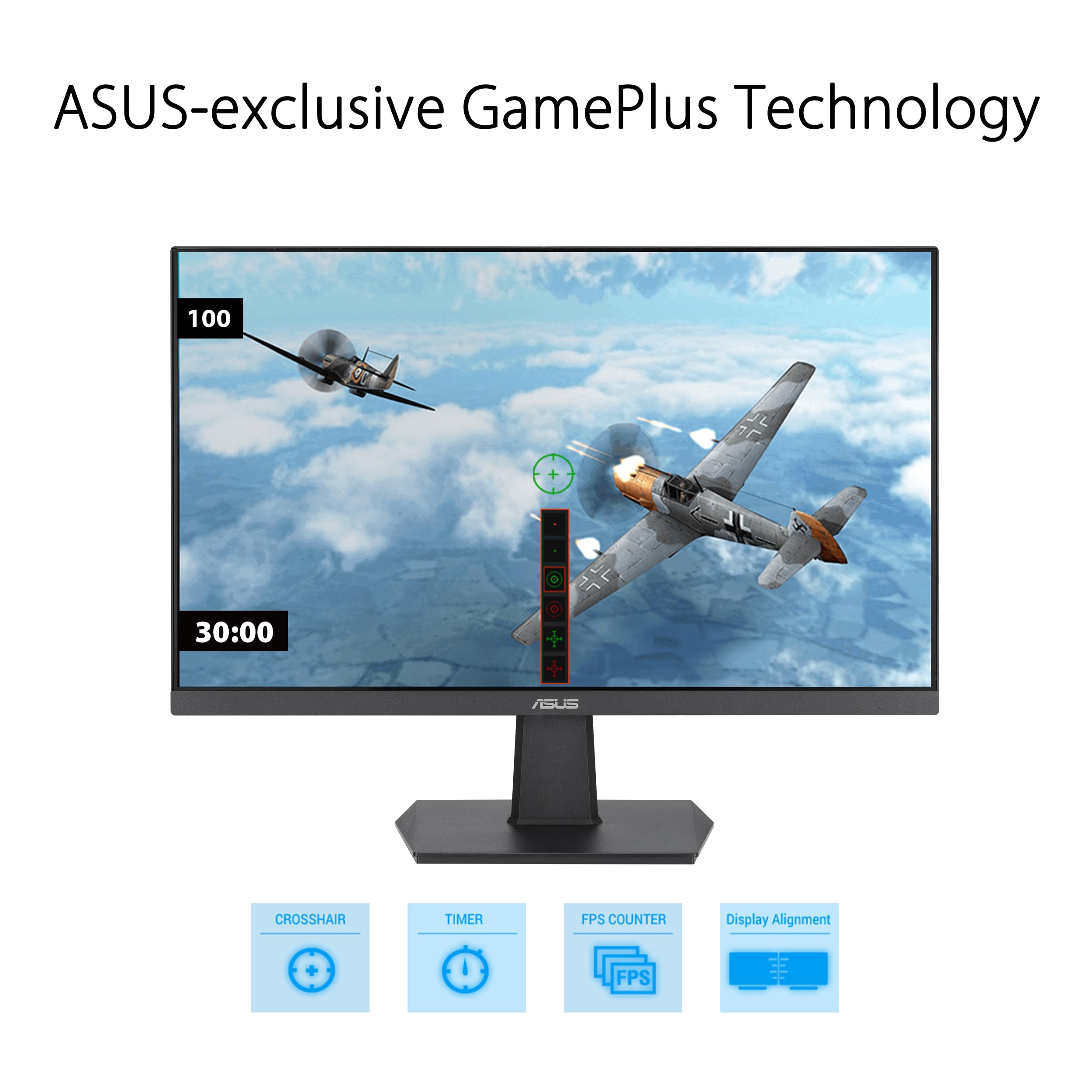 Asus 27 Inch Monitor - 1080P, Ips, Full Hd, Frameless, 100Hz, 1Ms, Adaptive-Sync, For Working And Gaming, Low Blue Light, Flicke