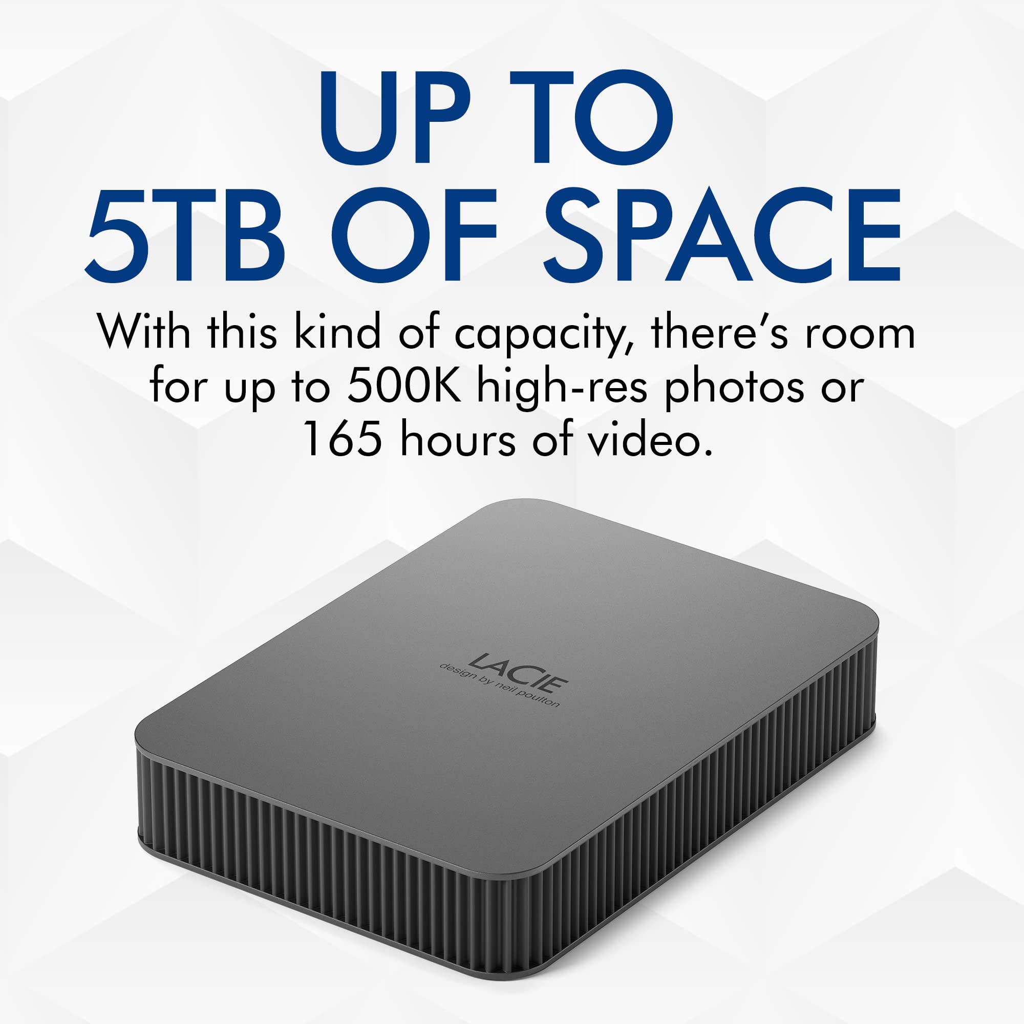 Lacie External 5Tb 3.2 Usb Drv