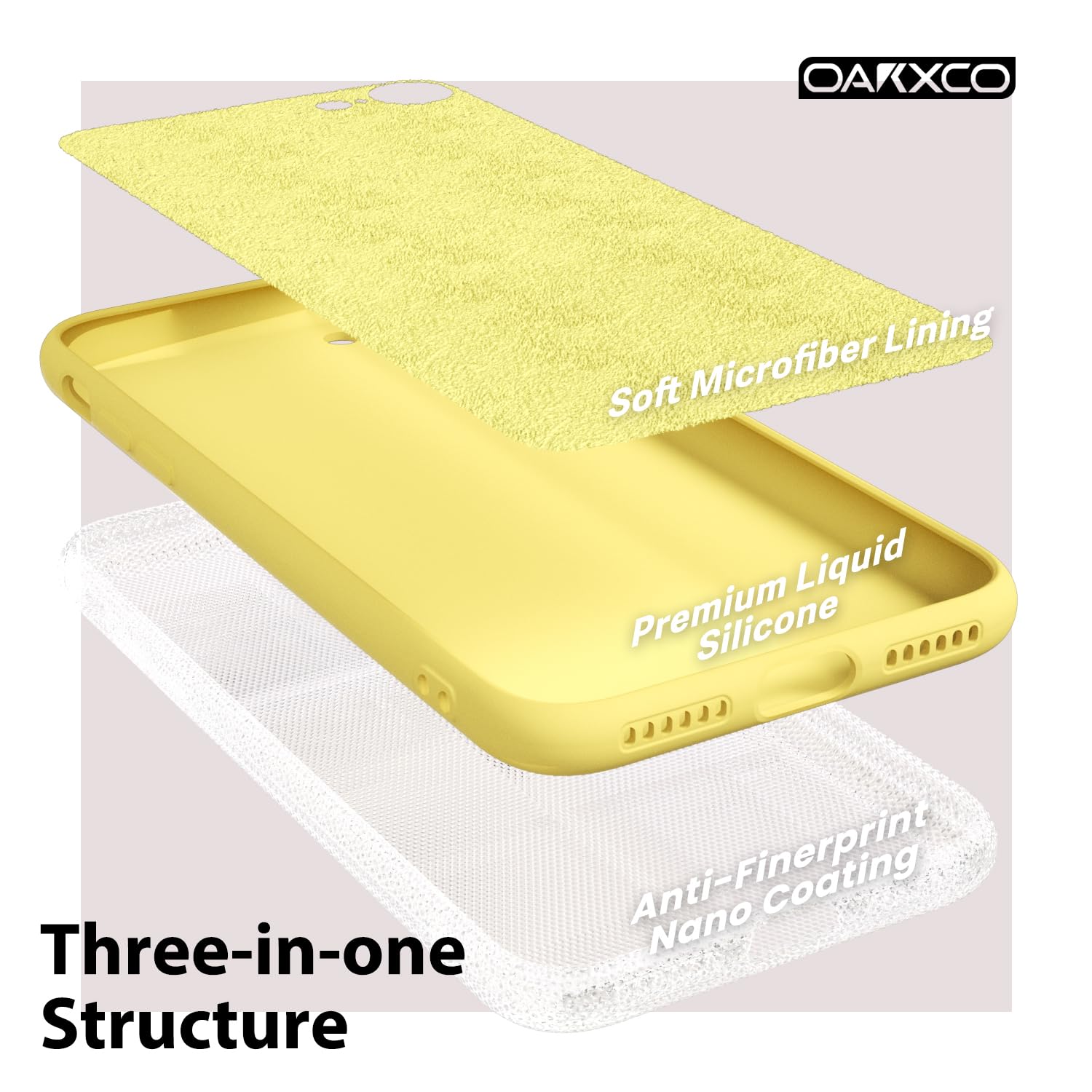 Oakxco For Iphone Se Case 3Rd Generation 2022/2020/2Nd Silicone, Iphone 7/8 Case, Soft Rubber Gel Elegant Thin Slim Tpu Matte Sm