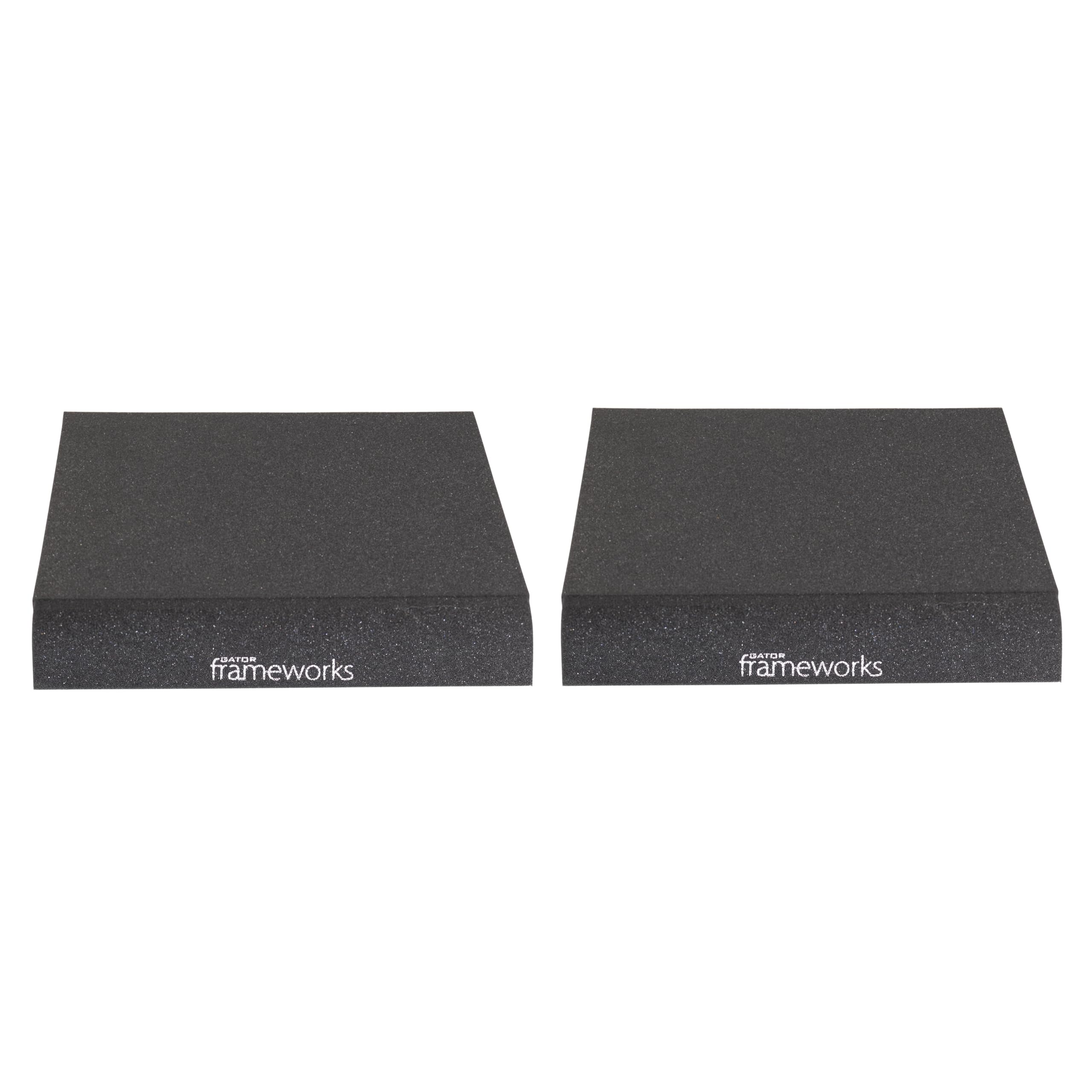 Gator Frameworks Pair of (2) Acoustic Foam Isolation Pads for Studio Monitors, Fits 6.5 Speakers (GFW-ISOPAD-MD)