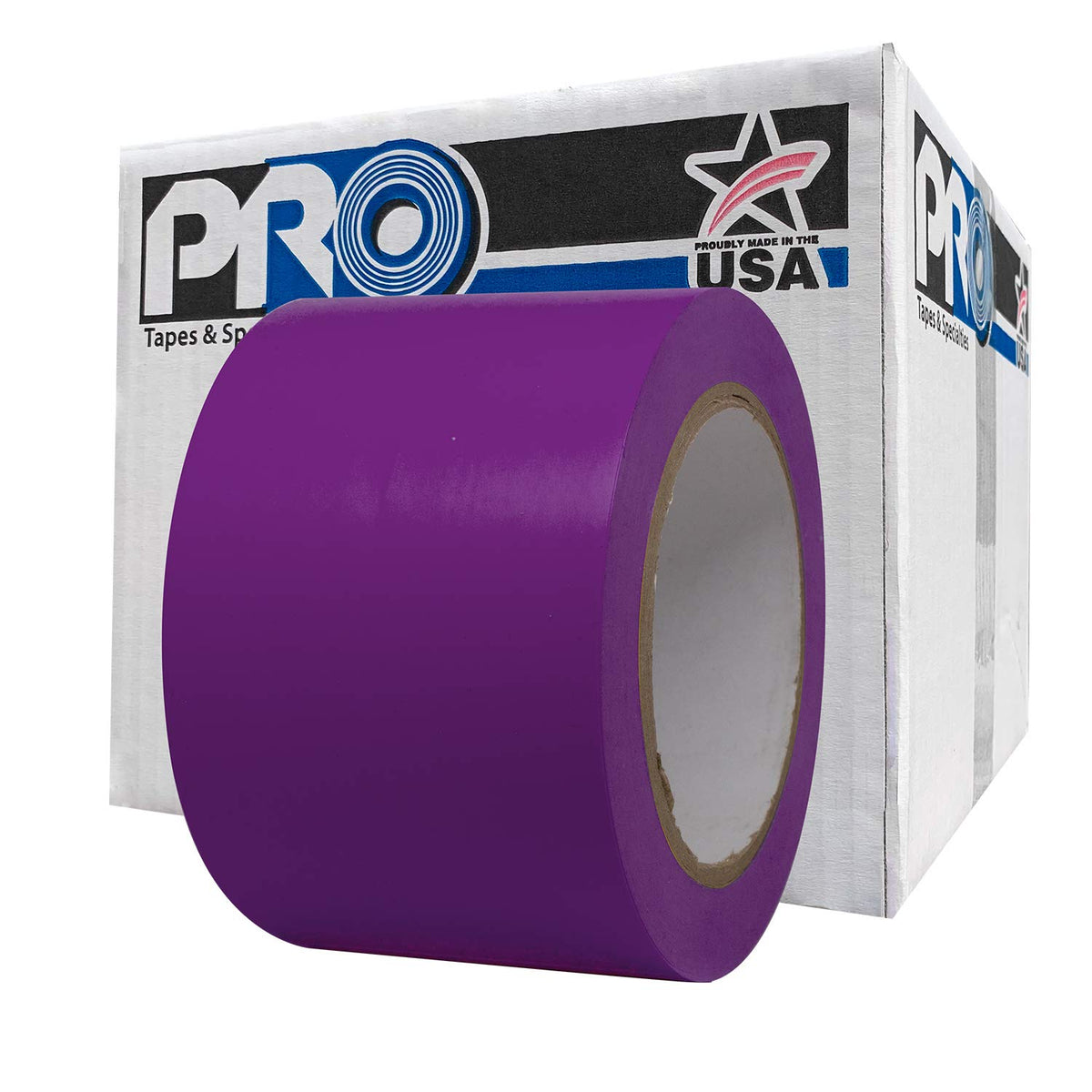 Pro Tapes  Specialties Pro 50 Premium Vinyl Safety Marking And Dance Floor Splicing Tape, 6 Mils Thick, 36 Yds Length X 3 Width,