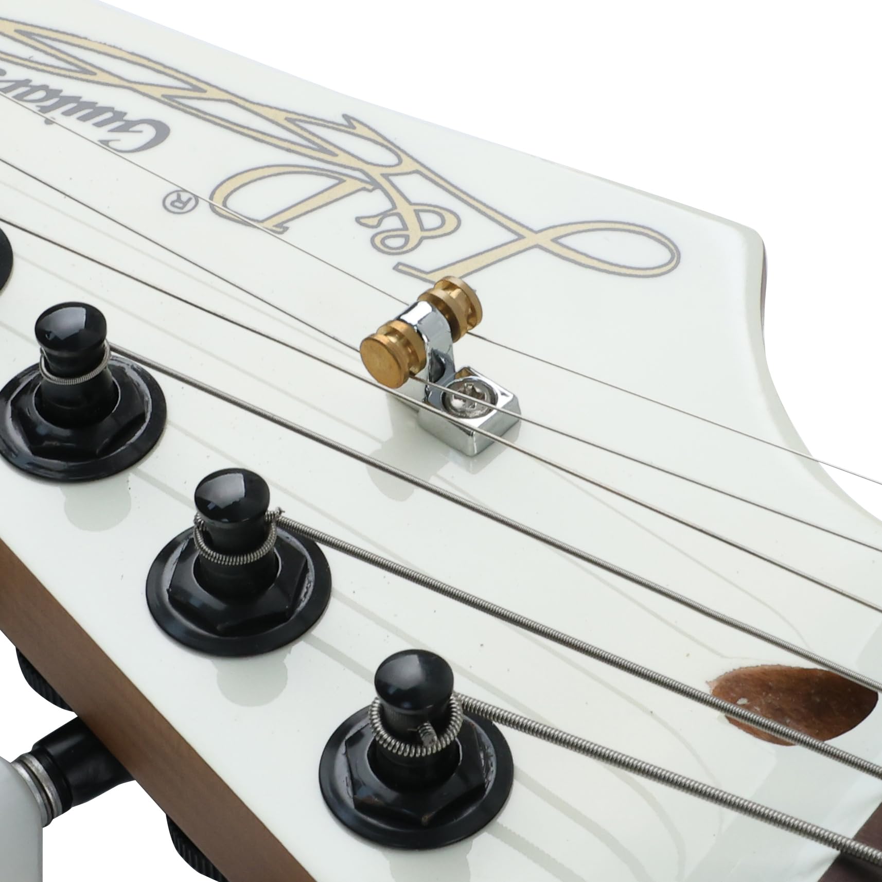 Ovsal 2 Pcs Roller String Retainer String Trees For Electric Guitar Roller String Trees Roller String Guides Fit For Strat St Te