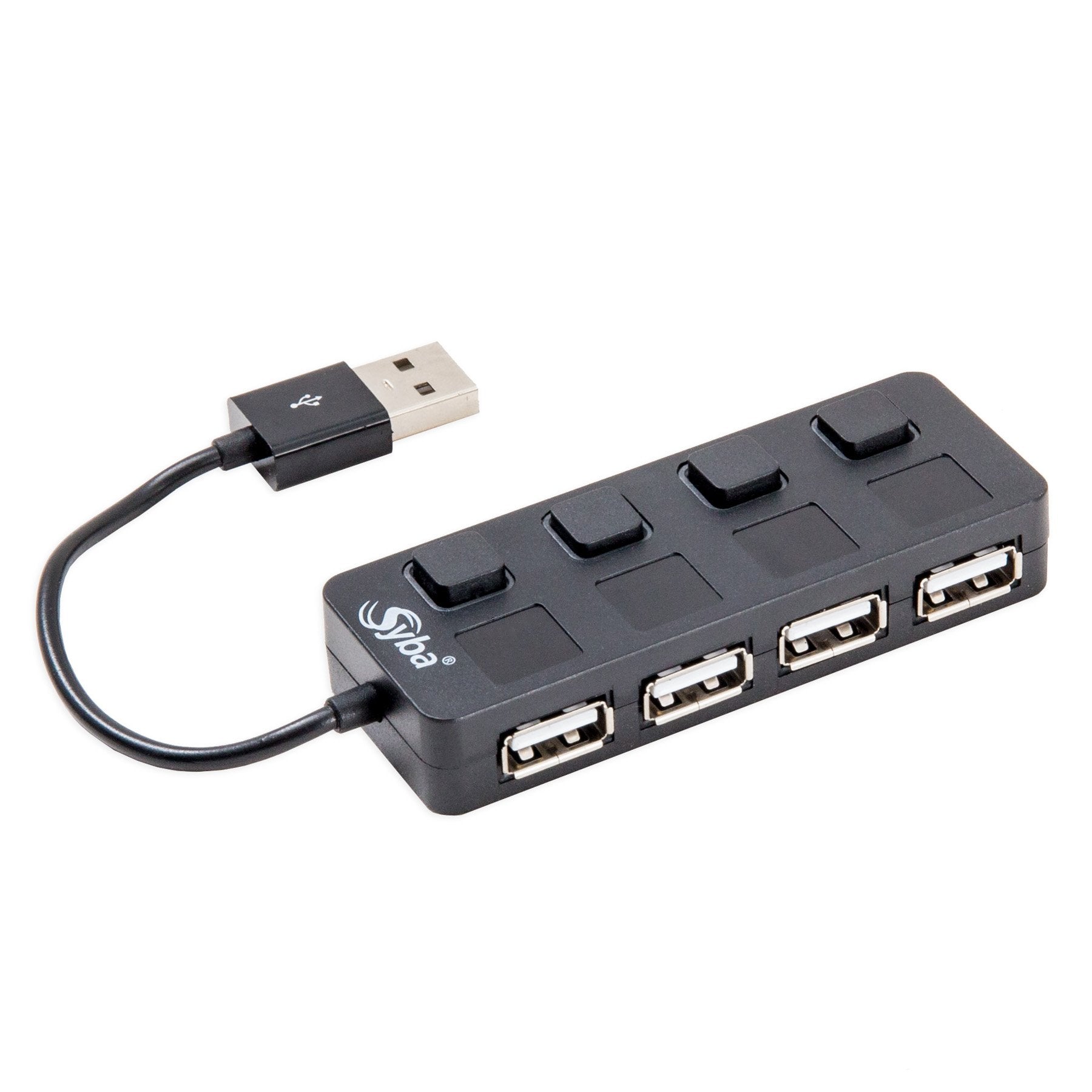 Connectland CL U2MNHUB 4B 4 Ports USB V2.0 Mini Hub (Black)