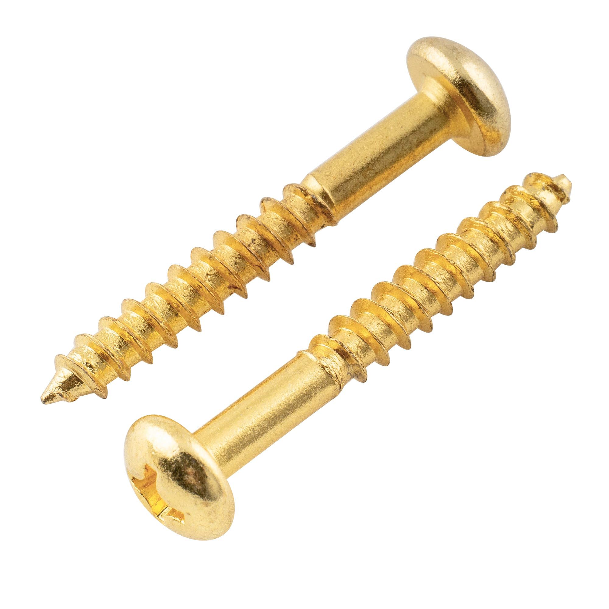 Musiclily 25Mm Guitar Tremolo Bridge Mounting Screws For Strat Style, Gold (20 Pieces)