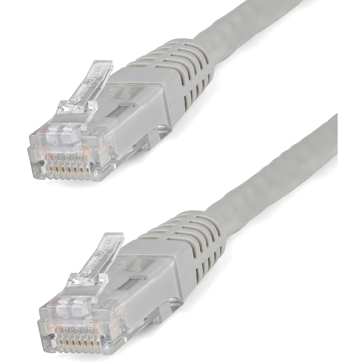 Startech.Com 25Ft Cat6 Ethernet Cable   Gray Cat 6 Gigabit Ethernet Wire  650Mhz 100W Poe++ Rj45 Utp Molded Category 6 Network/P
