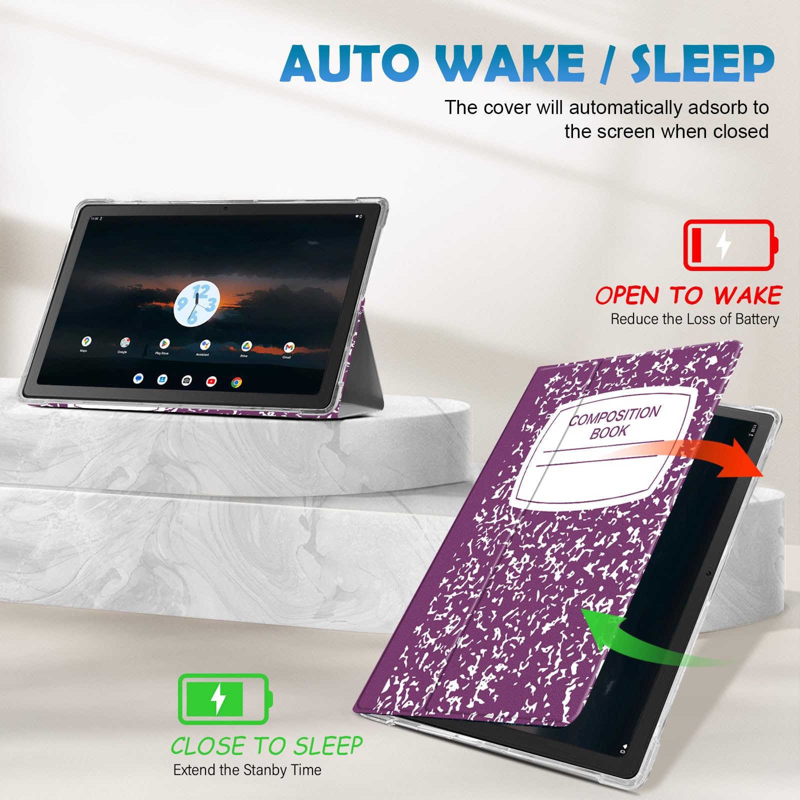 Aippdo Case For T Mobile Revvl Tab 5G 10.36 Inch Case,2023 Released Premium Leather Stand Cover With Sleep/Wake And Multiple Vie