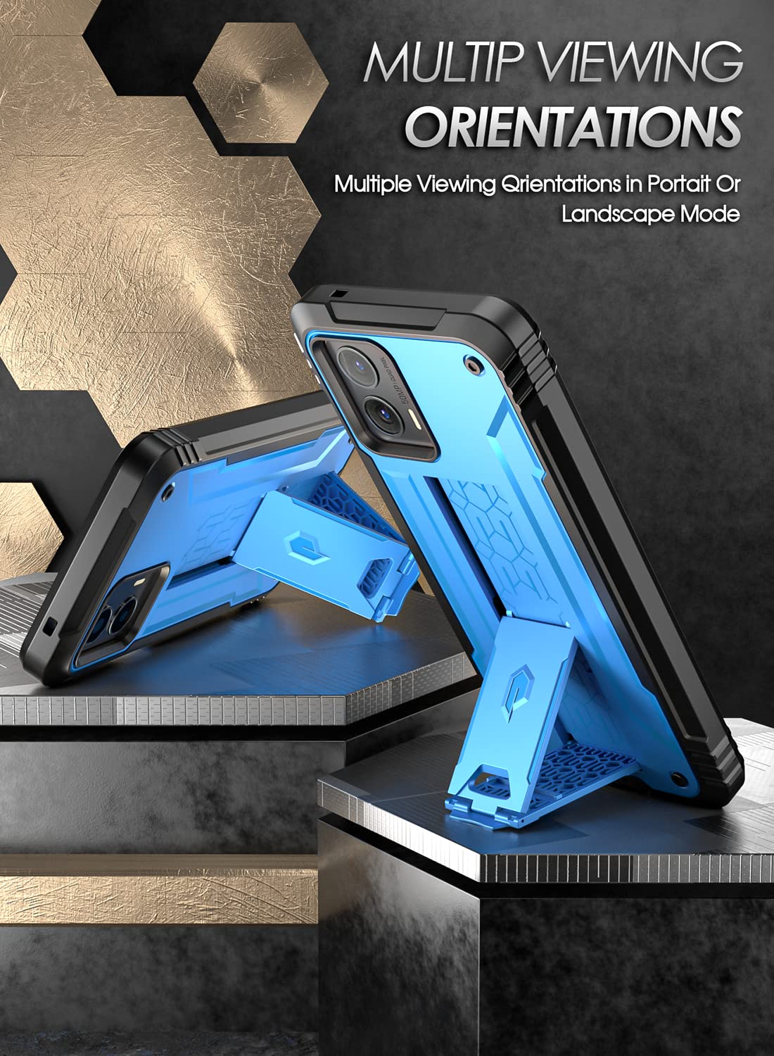 Poetic Revolution Case For Motorola Moto G 5G 2023 [Not For 2022 Version], [20Ft Mil Grade Drop Tested], Full Body Shockproof Pr