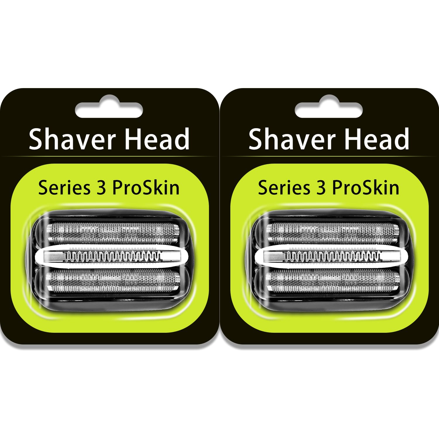32B Replacement Shaver Head For Braun Series 3,Shaving Razor Head Suitable For Braun S3 3000S 3010S 3020S 3030S 3040S 3050Cc 307