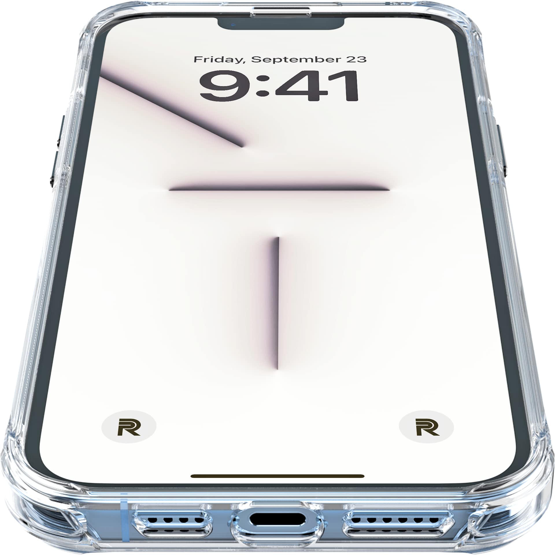 Rebel Clear Case For Iphone 13 Pro Max [Crystal Series Gen 3] Magsafe Compatible, Non Yellowing, Protective Shockproof Bumpers,