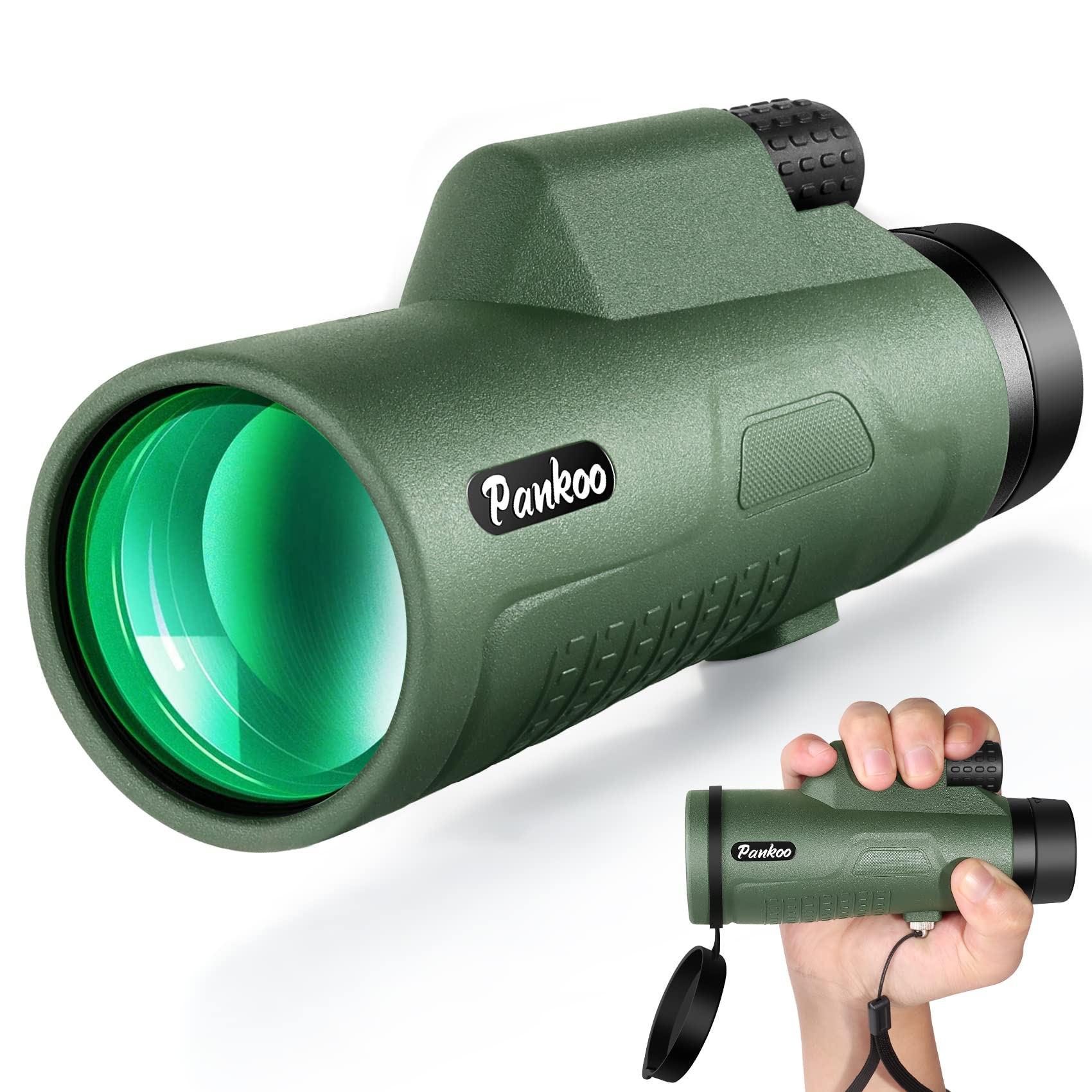 12X50 Hd Monocular Telescope For Adults With Smartphone Adapter Tripod Hand Strap   High Power Monoculars Equipped With Large Ba