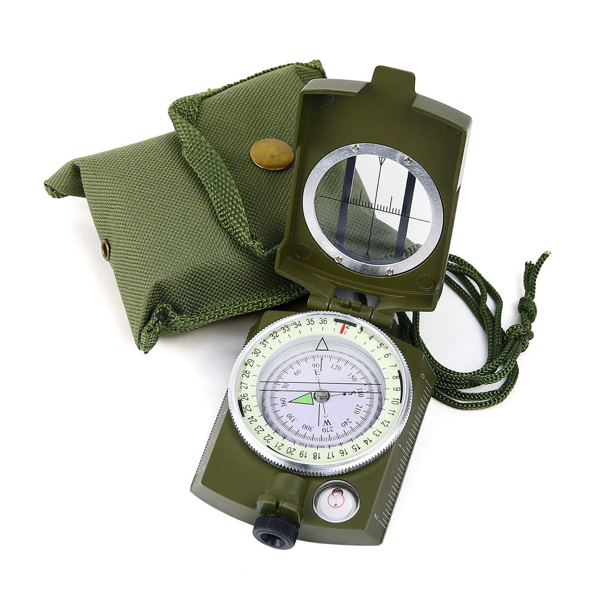Sportneer Lensatic Military Compass, Compass For Easter Gifts, Baptism Gifts For Boys, Catholic Gifts For Men, Camping Survival 