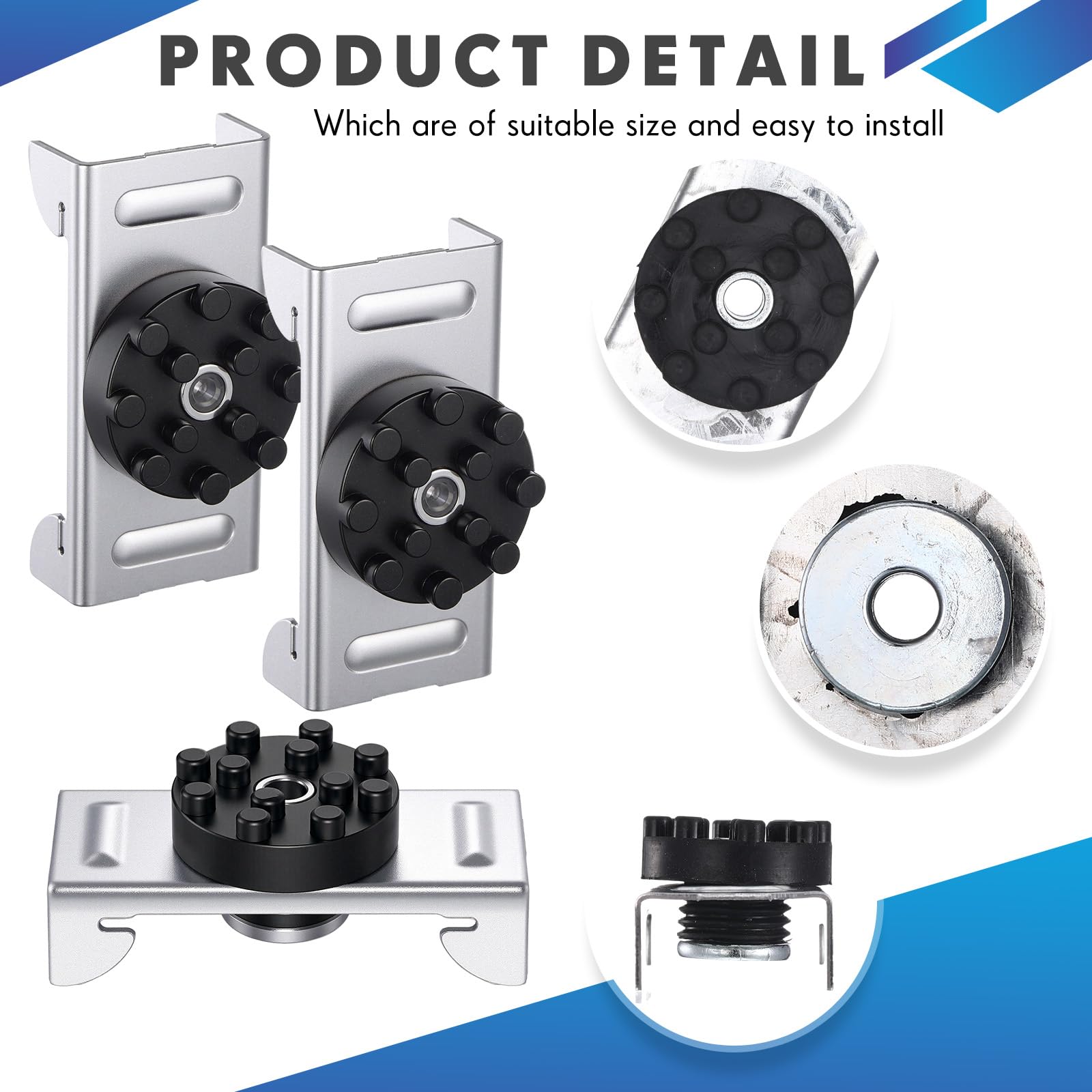 Zonon 100 Pack Soundproofing Sound Isolation Clips Resilient Channel Mounting Clip Reduces Noise From Noisy Neighbors For Apartm