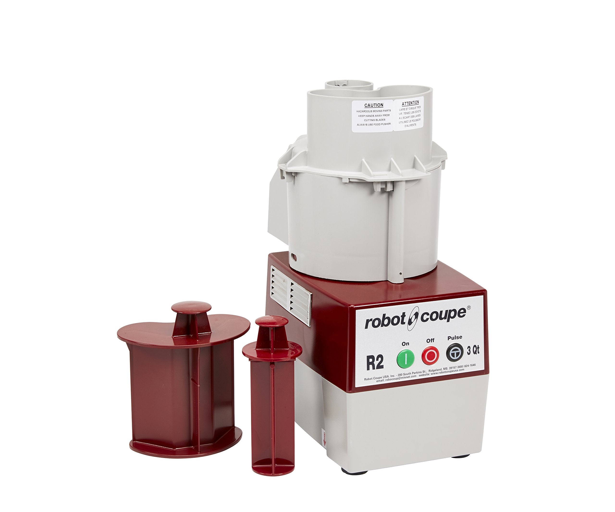 Robot Coupe   4581 R2N Continuous Feed Combination Food Processor With 2.9 L Polycarbonate Bowl, 1 Hp, 120 Volts