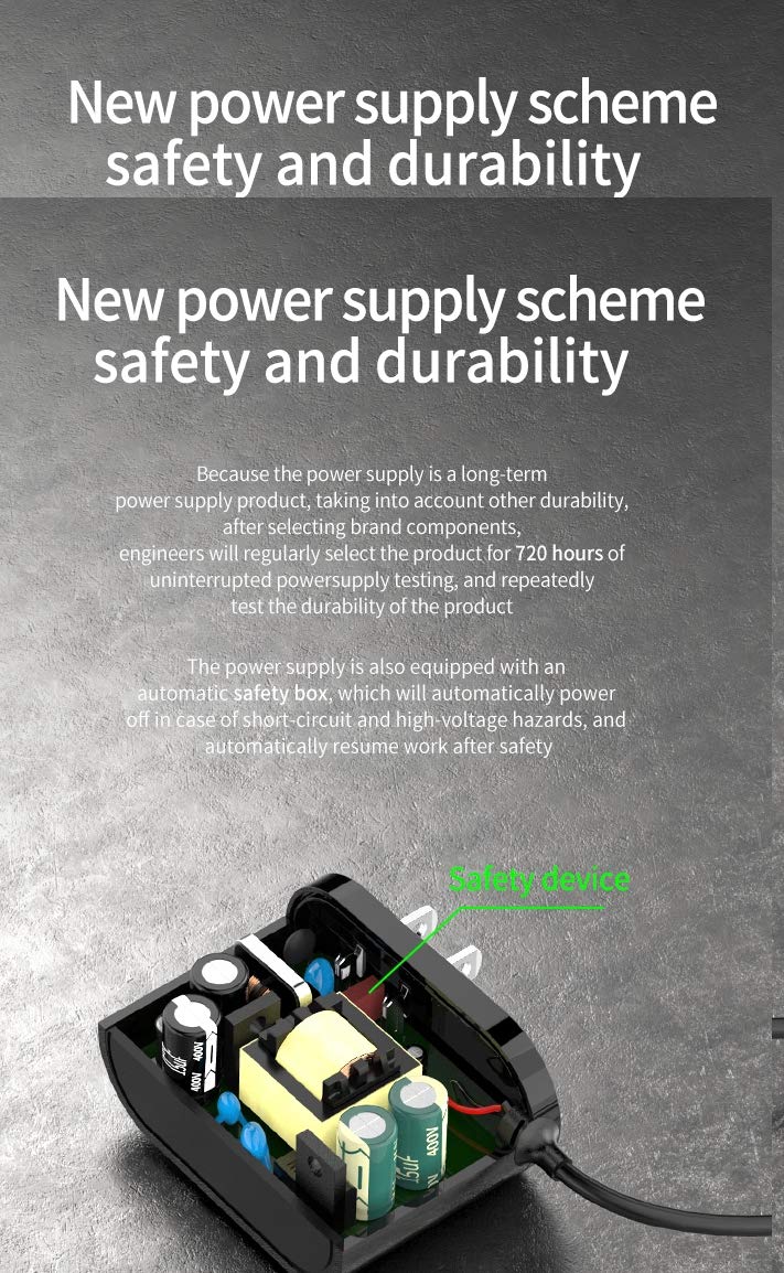 Tpltech 12V Ac Adapter Power Cord Compatible With Roku 3 230R 4230Ca 4230Rw 4200R, Roku 2 2720R 2720Rw, Roku 1 2710R, 2710Rw Streaming Media Player Charger Replacement