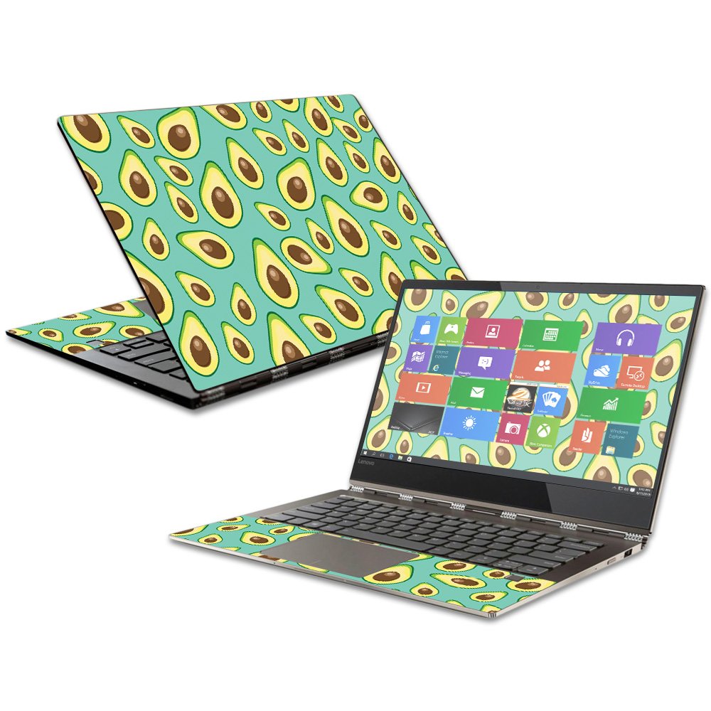 MightySkins Skin Compatible with Lenovo Yoga 920-13IKB - Seafoam Avocados | Protective, Durable, and Unique Vinyl Decal wrap Cov