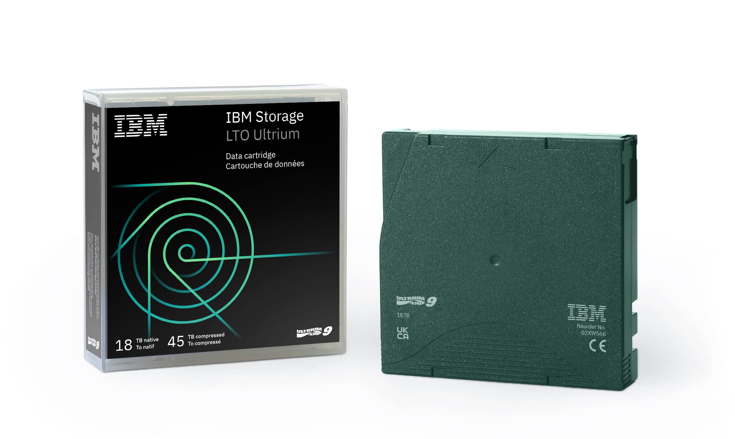 Ibm Lto, Ultrium-9, 02Xw569, 18Tb/45Tb, Lto-9, Worm